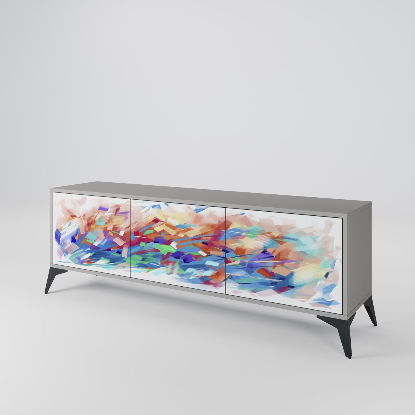 FINESSE MASH-UP 3-Door TV Cabinet