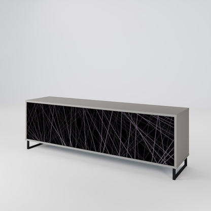 SHIMMER SPIDERGRAM 3-Door TV Cabinet