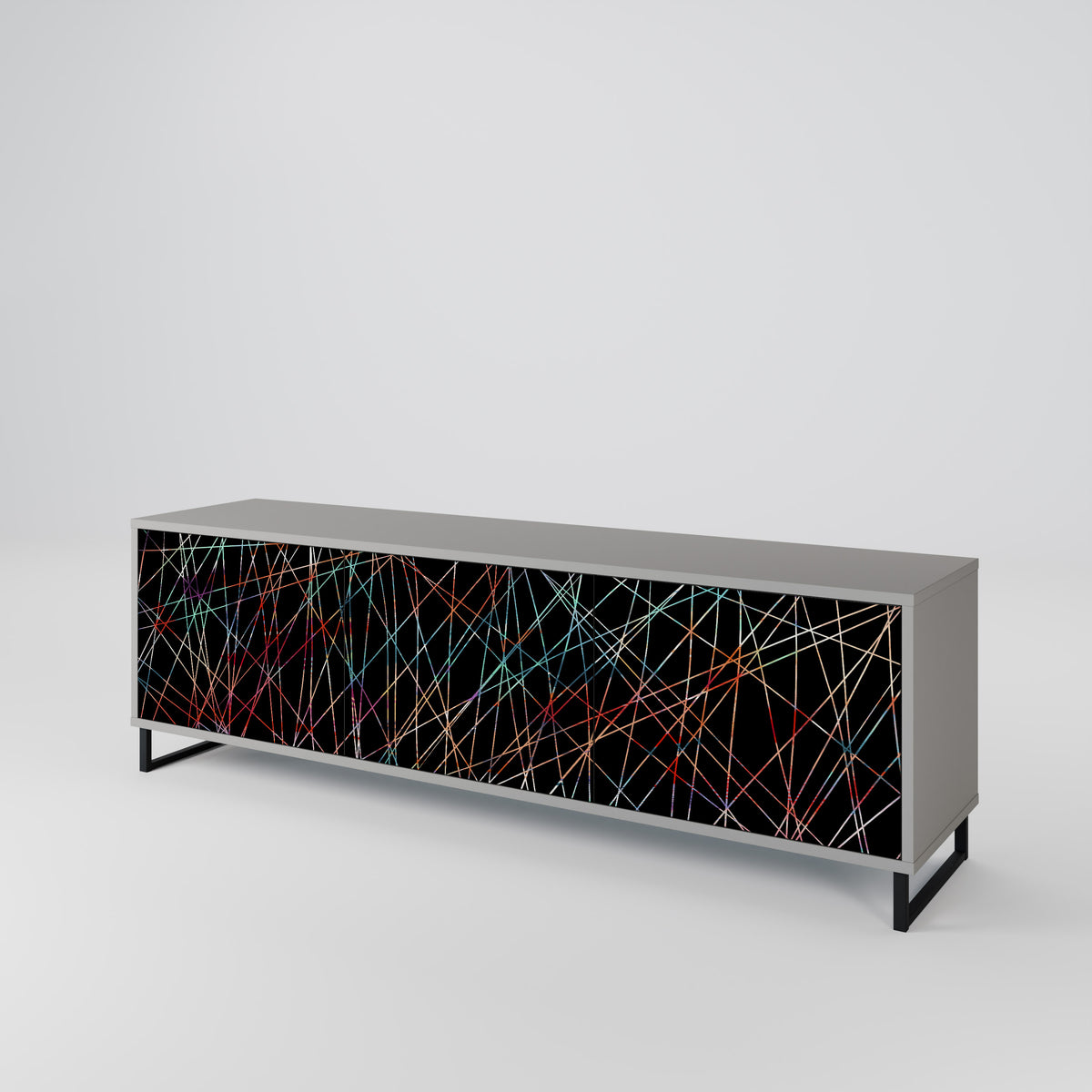 LUMINOUS SNARE 3-Door TV Cabinet