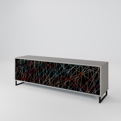 LUMINOUS SNARE 3-Door TV Cabinet