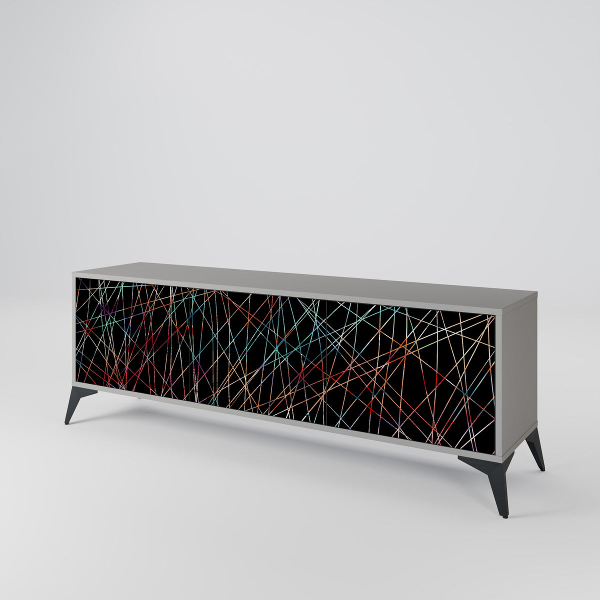 LUMINOUS SNARE 3-Door TV Cabinet