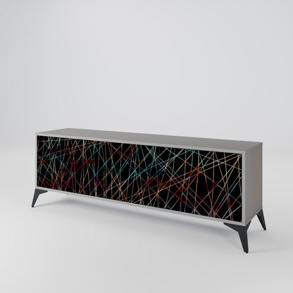 LUMINOUS SNARE 3-Door TV Cabinet