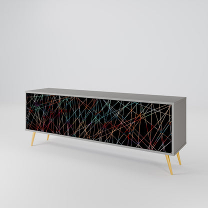 LUMINOUS SNARE 3-Door TV Cabinet