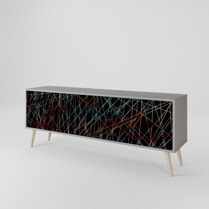 LUMINOUS SNARE 3-Door TV Cabinet