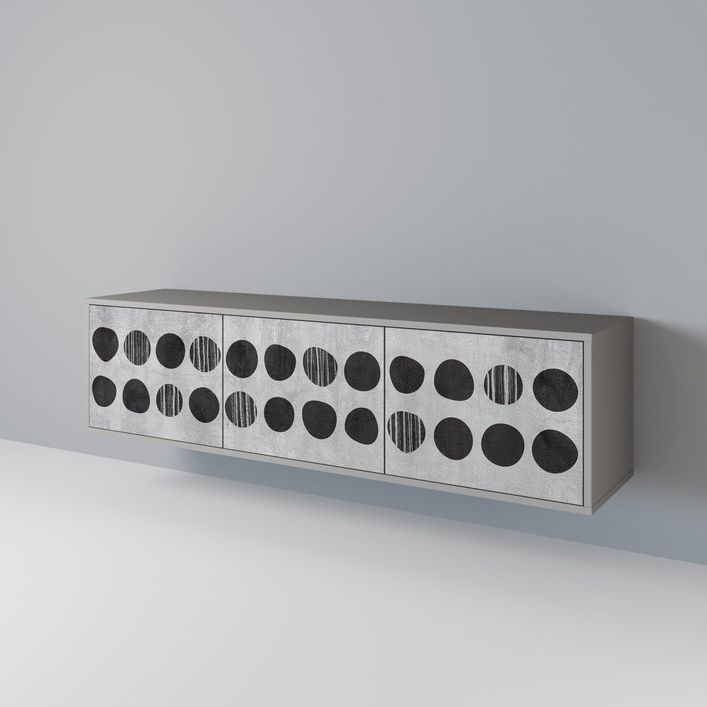 GHOSTLY GRADIENTS 3-Door TV Cabinet