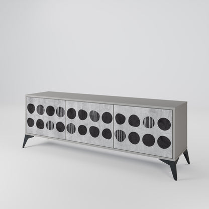 GHOSTLY GRADIENTS 3-Door TV Cabinet