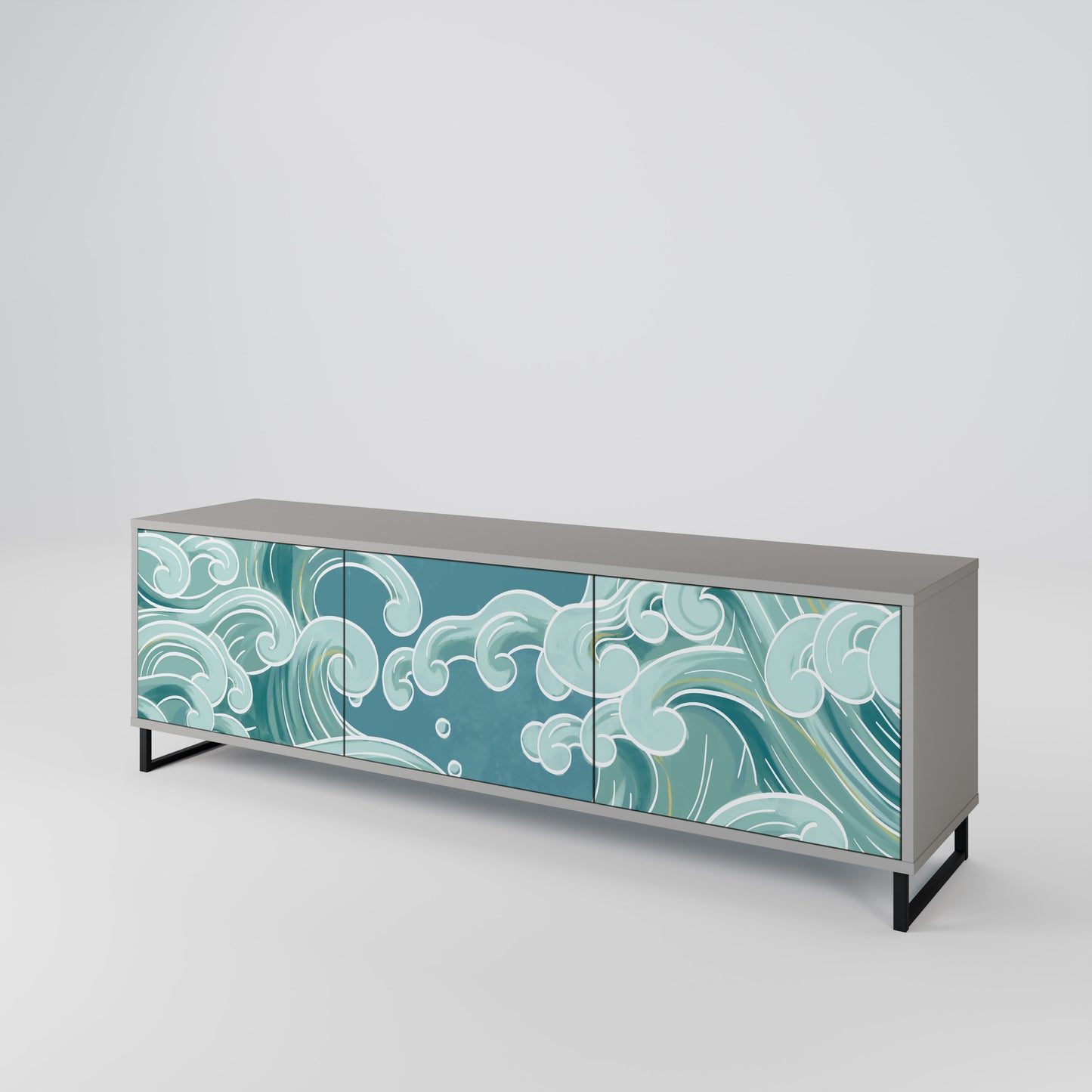 ASIAN SWAY 3-Door TV Cabinet