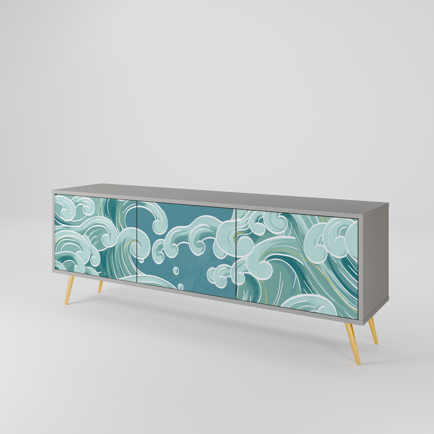 ASIAN SWAY 3-Door TV Cabinet