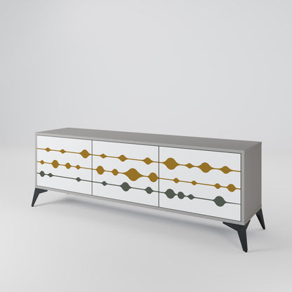 VIVID TONE 3-Door TV Cabinet