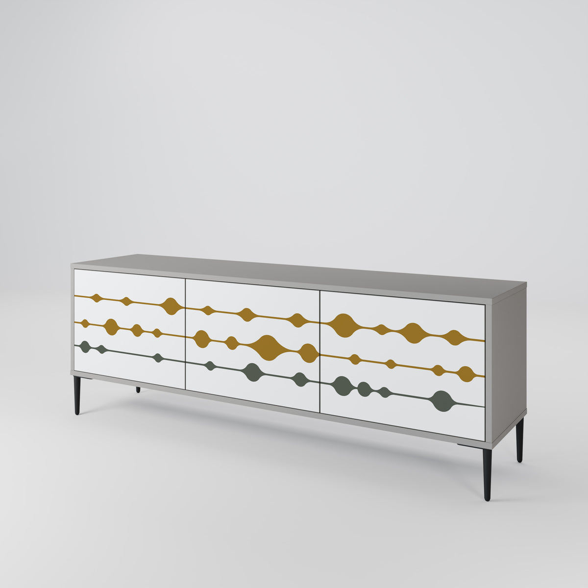 VIVID TONE 3-Door TV Cabinet