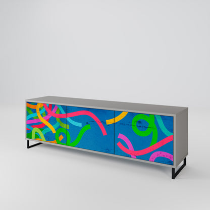 STREAMER TANGLE 3-Door TV Cabinet