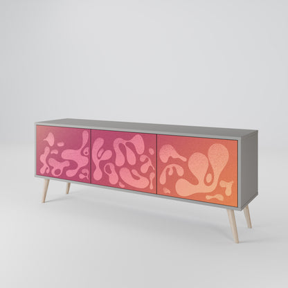 IRREGULAR PINK 3-Door TV Cabinet