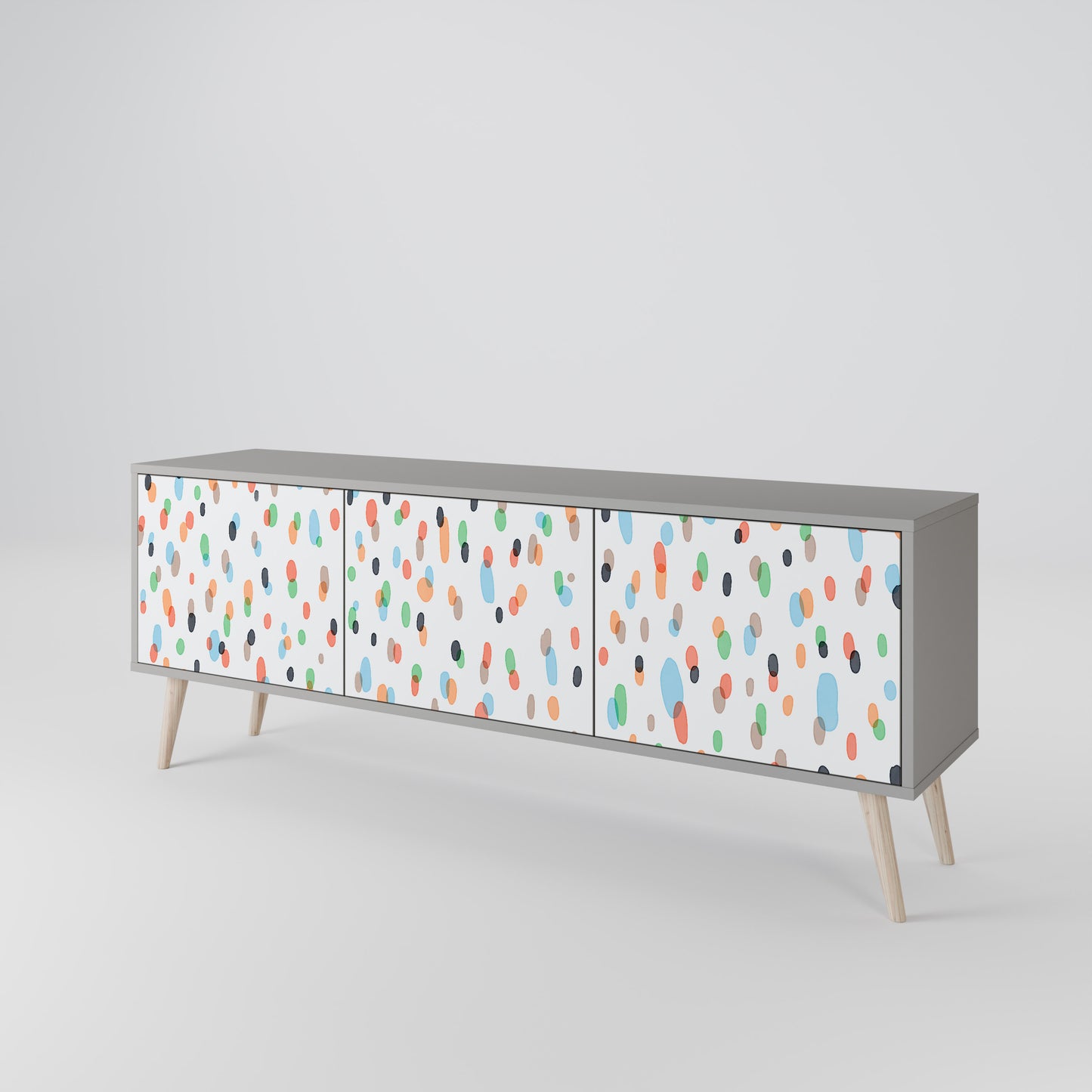 ENERGETIC SPOTS 3-Door TV Cabinet