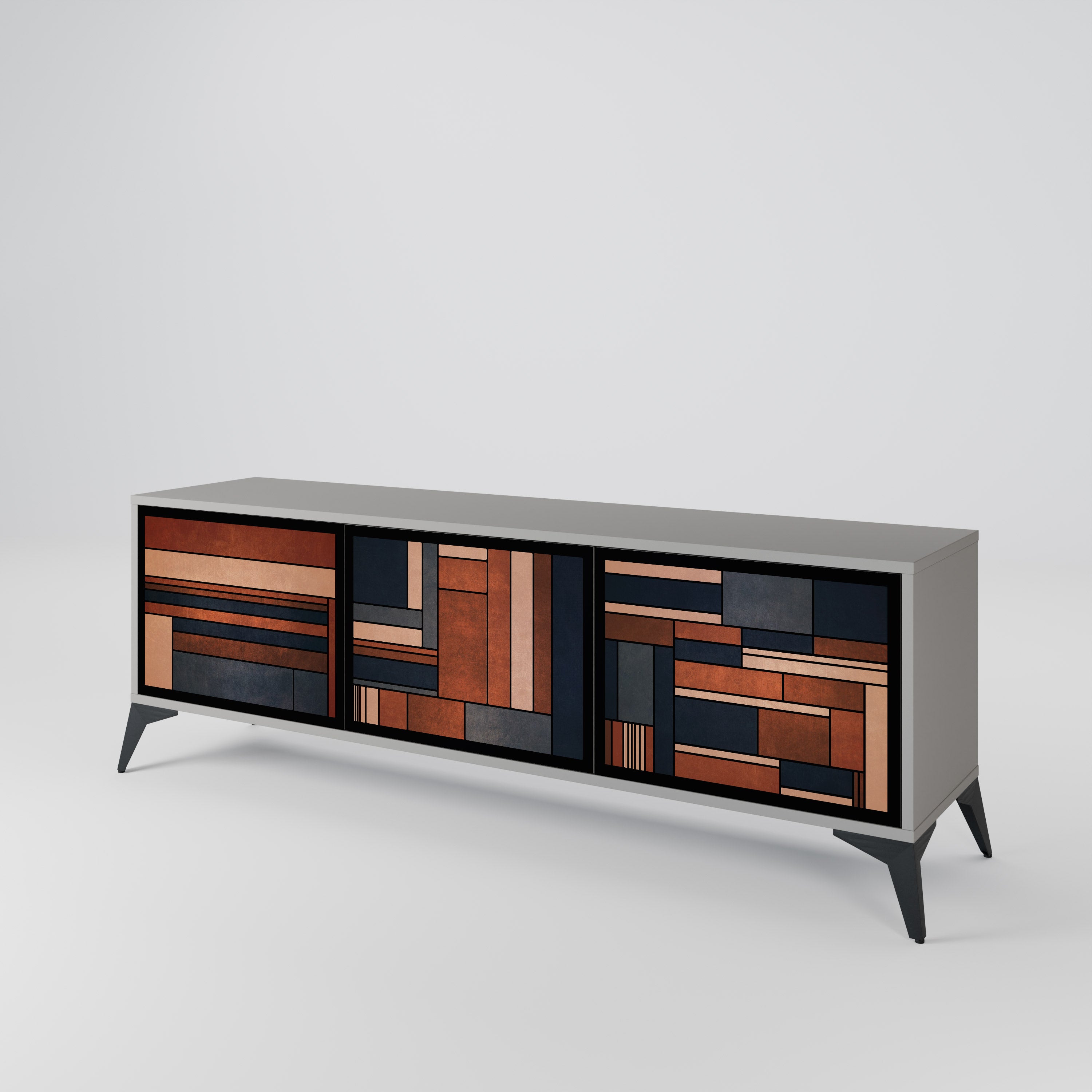 INTREPID FORMATION 3-Door TV Cabinet