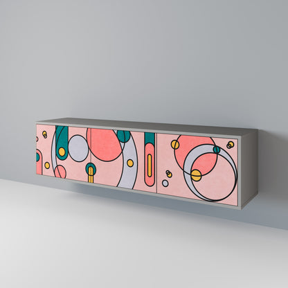GOSSAMER ECHOES 3-Door TV Cabinet