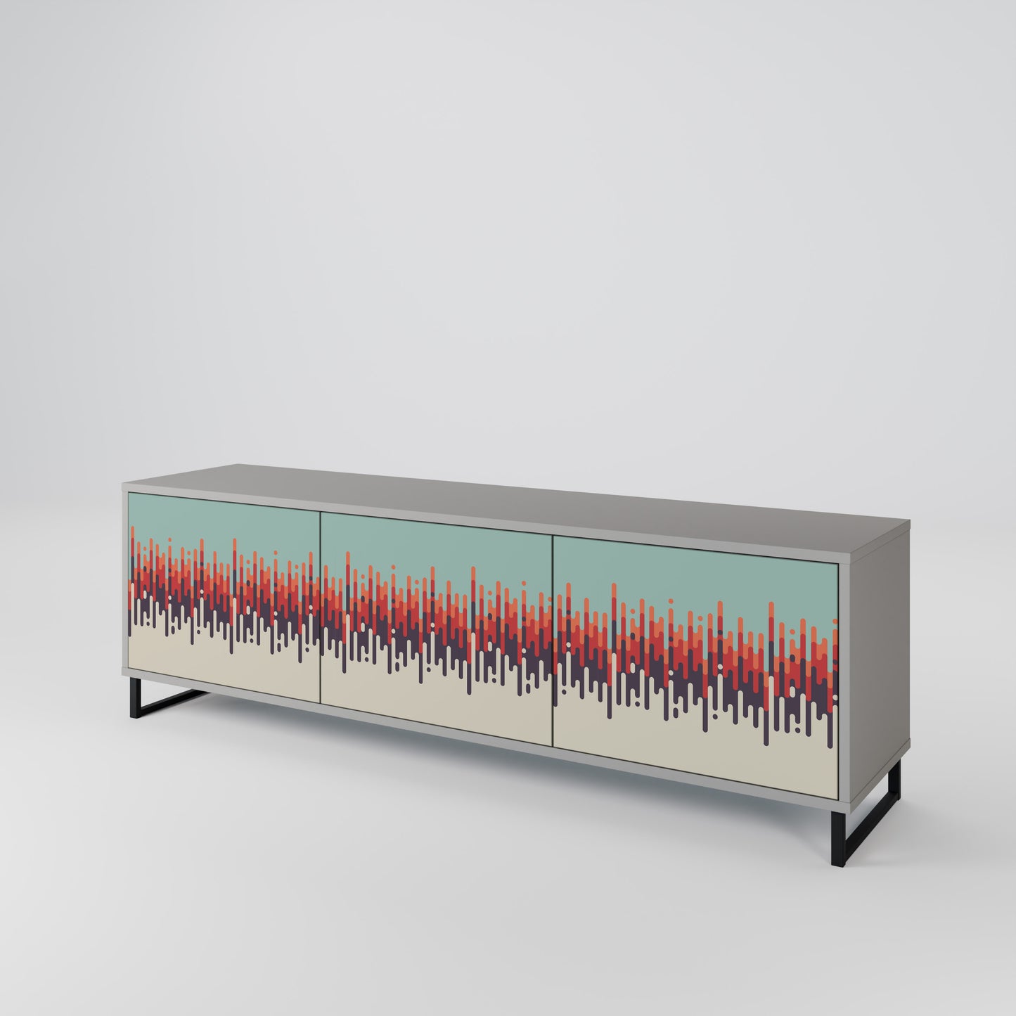 CHROMA CONTOURS 3-Door TV Cabinet