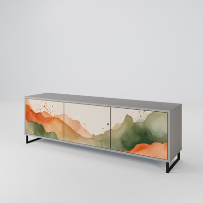 WATERCOLOUR PEAKS 3-Door TV Cabinet