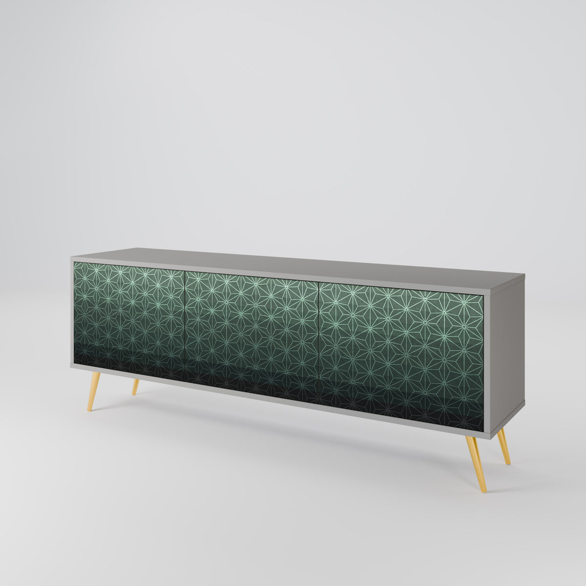 ORNAMENTAL GLIMMER 3-Door TV Cabinet