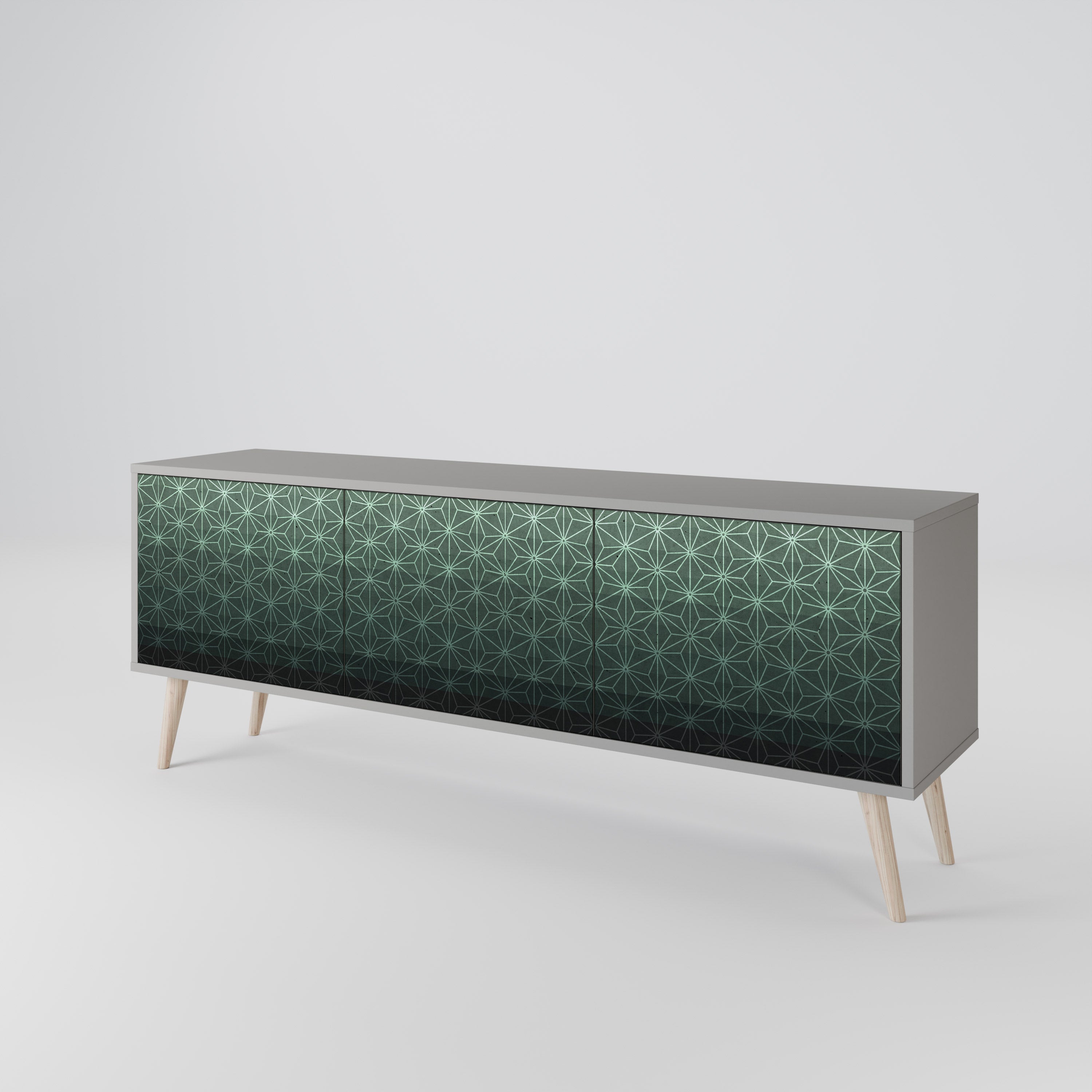 ORNAMENTAL GLIMMER 3-Door TV Cabinet
