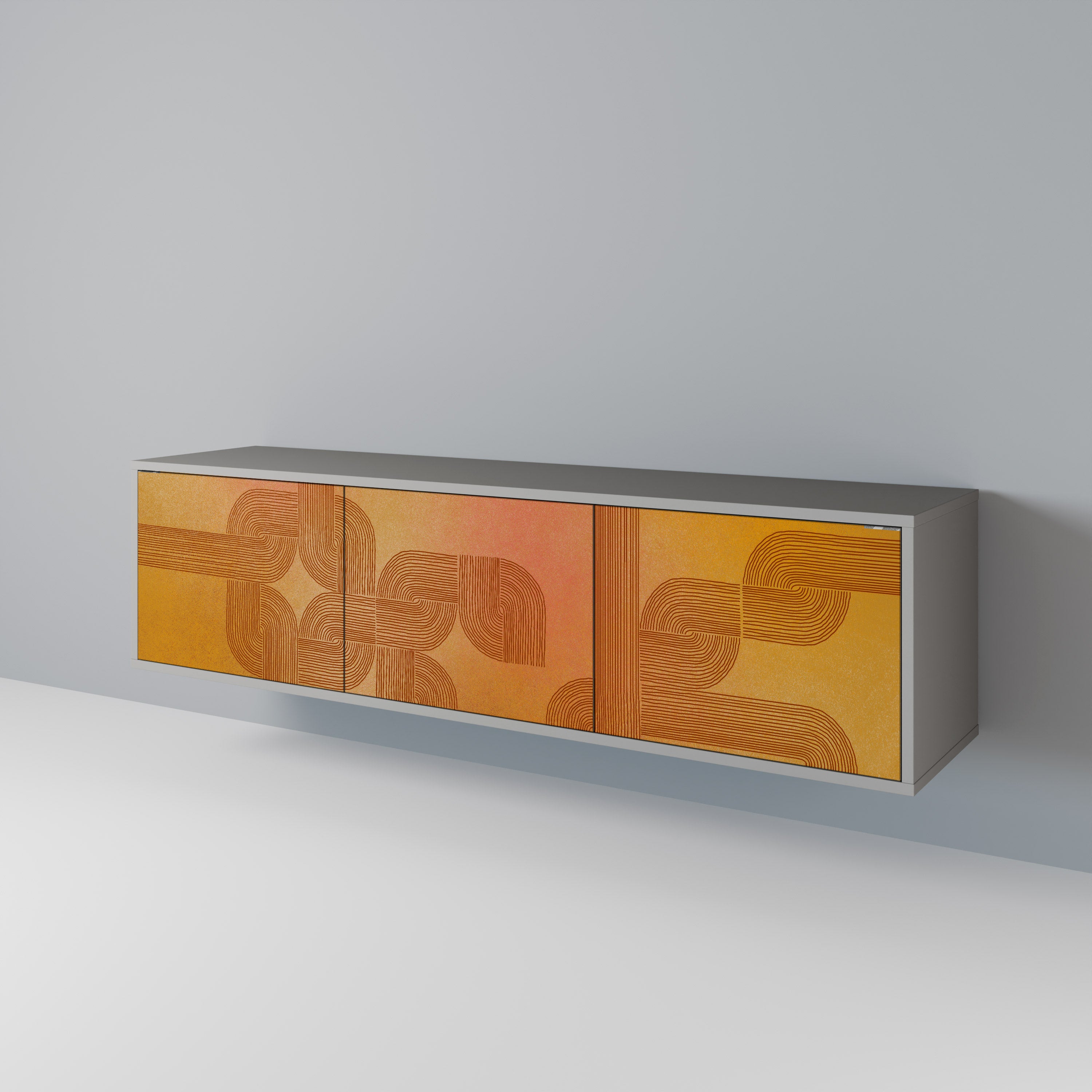 STRENGTHENING RELATION 3-Door TV Cabinet