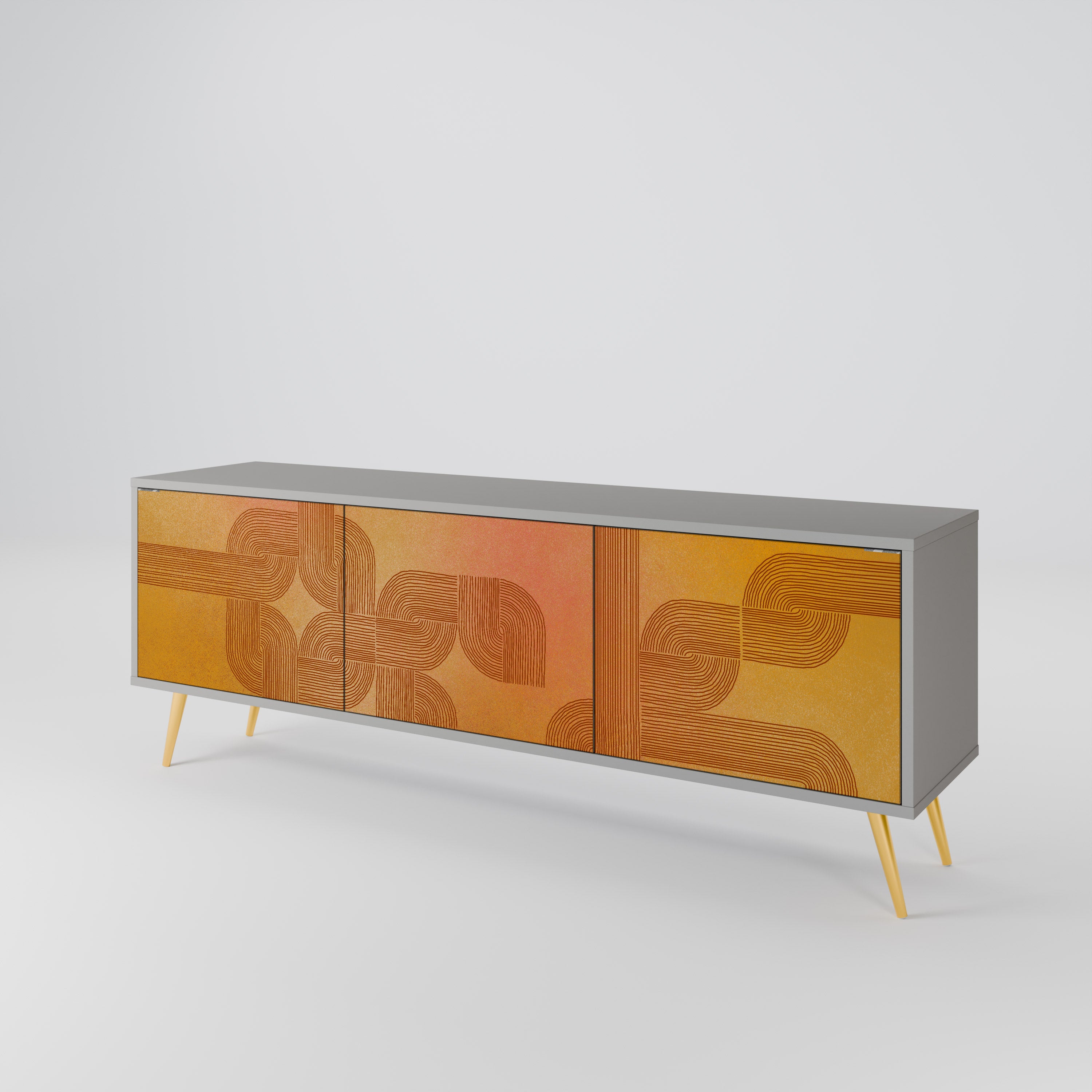 STRENGTHENING RELATION 3-Door TV Cabinet