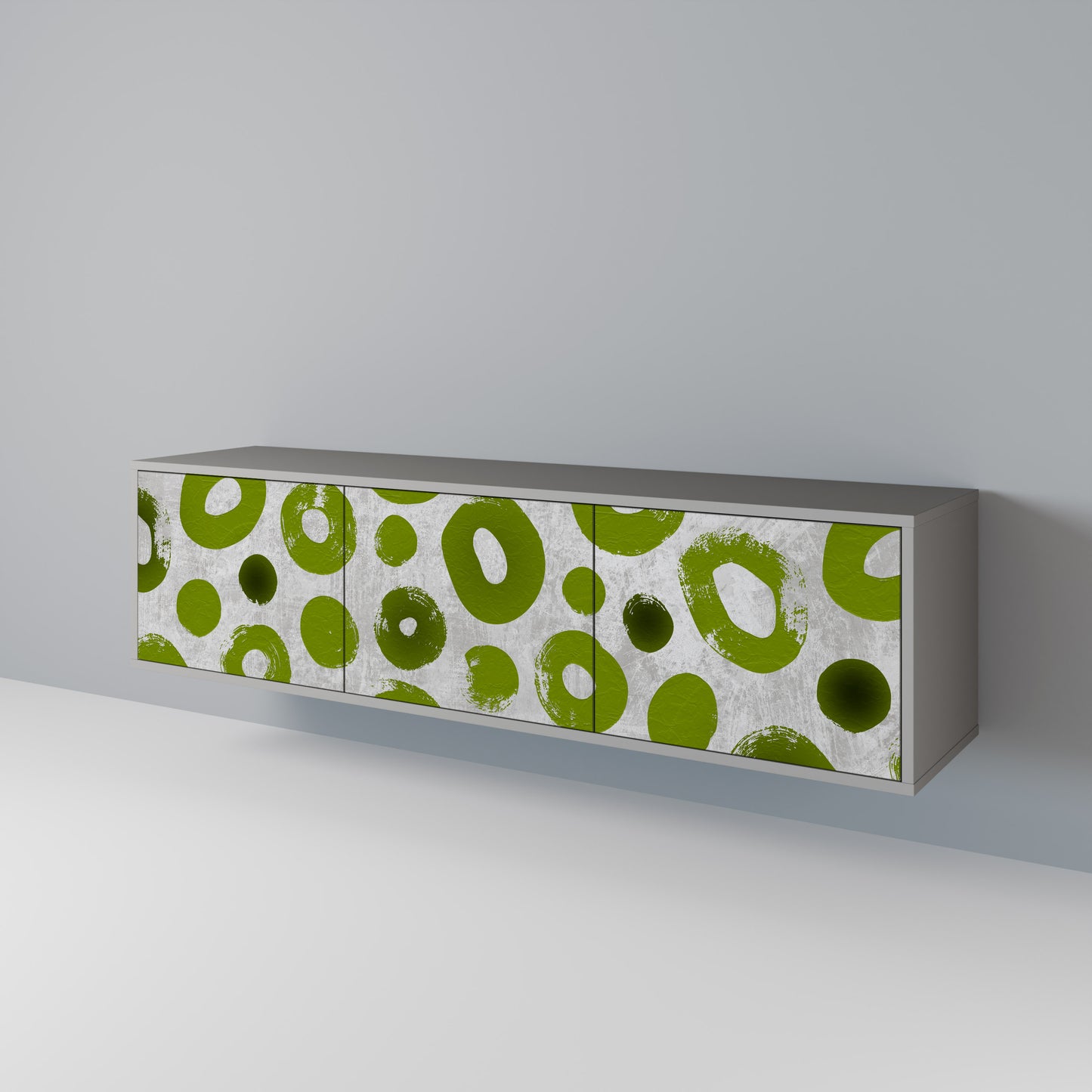 GREEN RHAPSODY 3-Door TV Cabinet