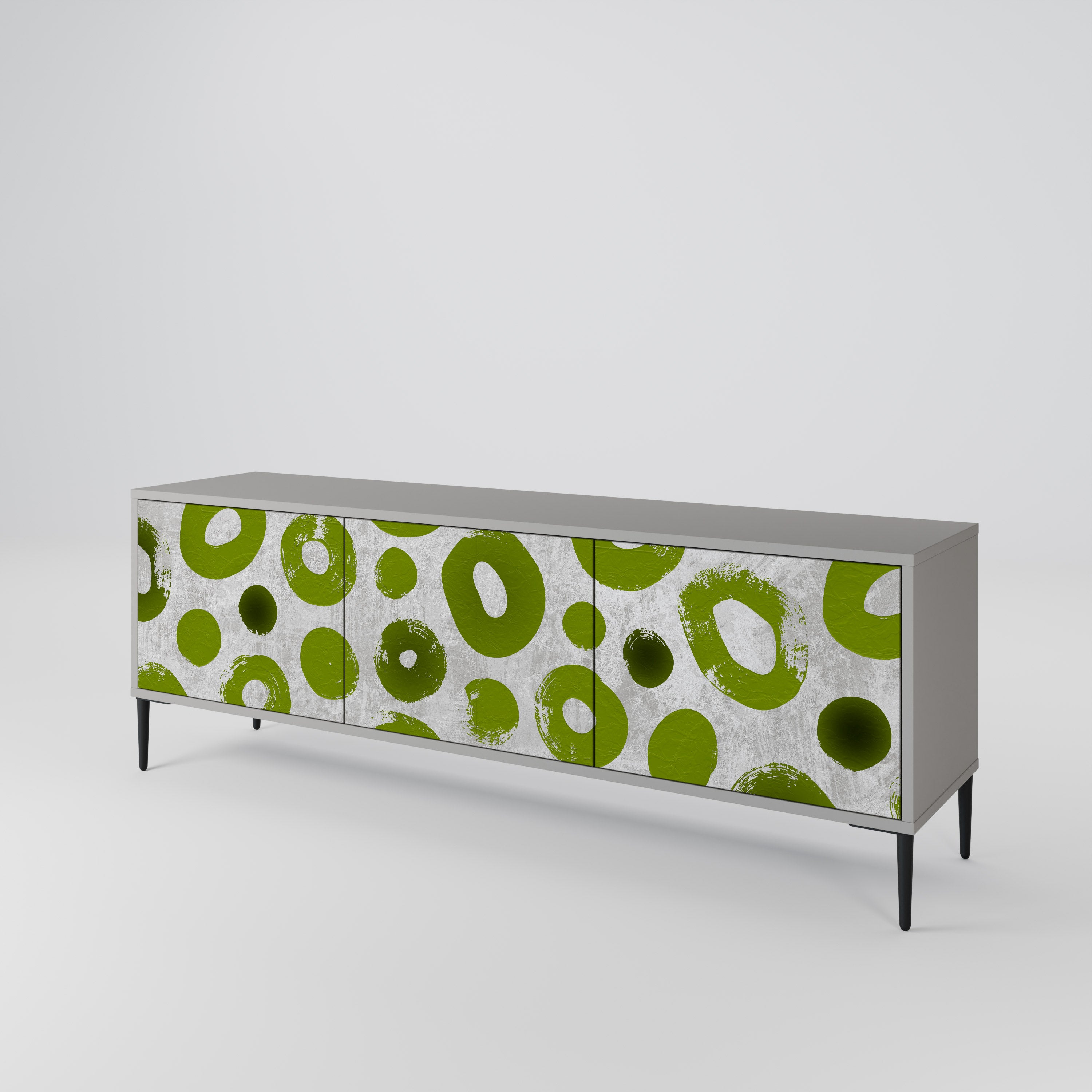 GREEN RHAPSODY 3-Door TV Cabinet