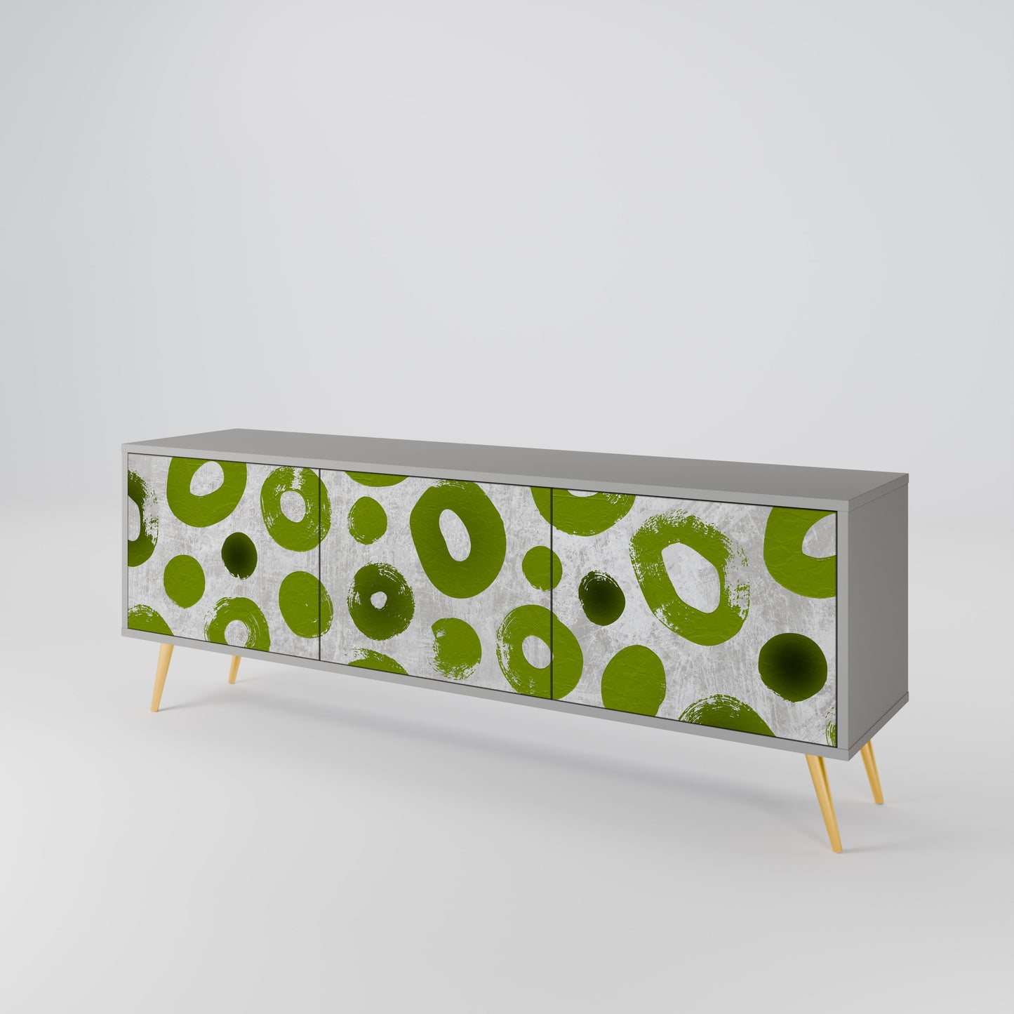 GREEN RHAPSODY 3-Door TV Cabinet