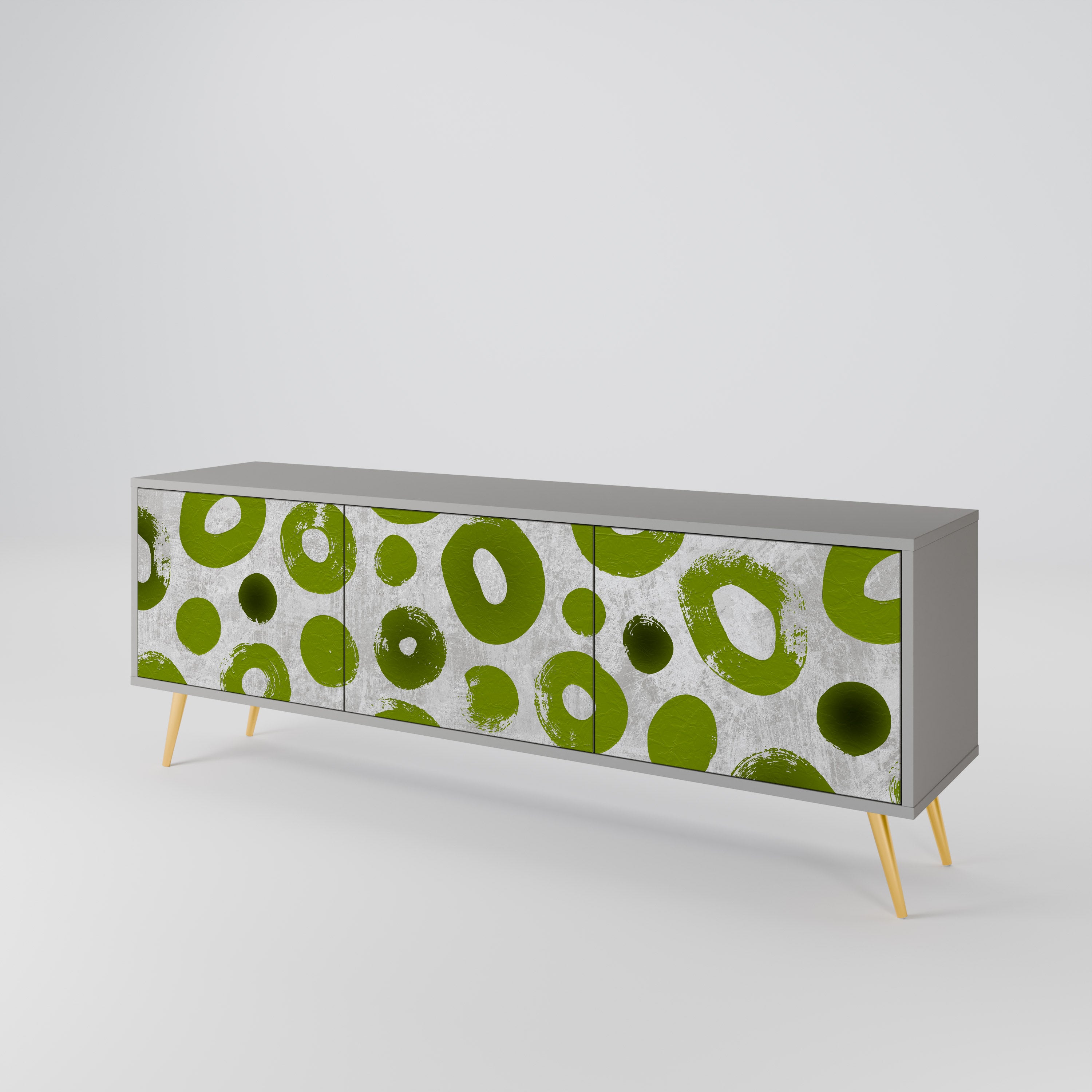 GREEN RHAPSODY 3-Door TV Cabinet