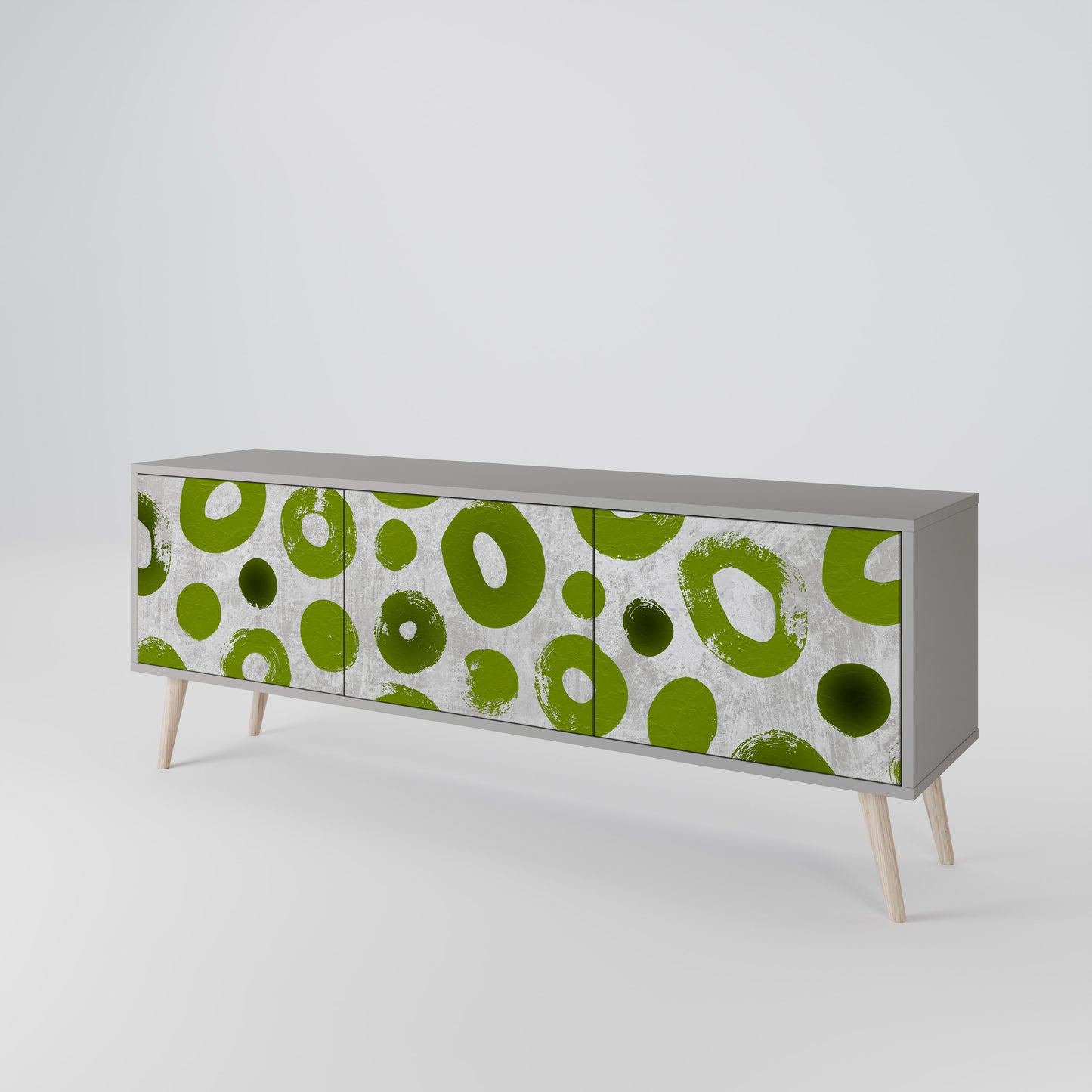 GREEN RHAPSODY 3-Door TV Cabinet