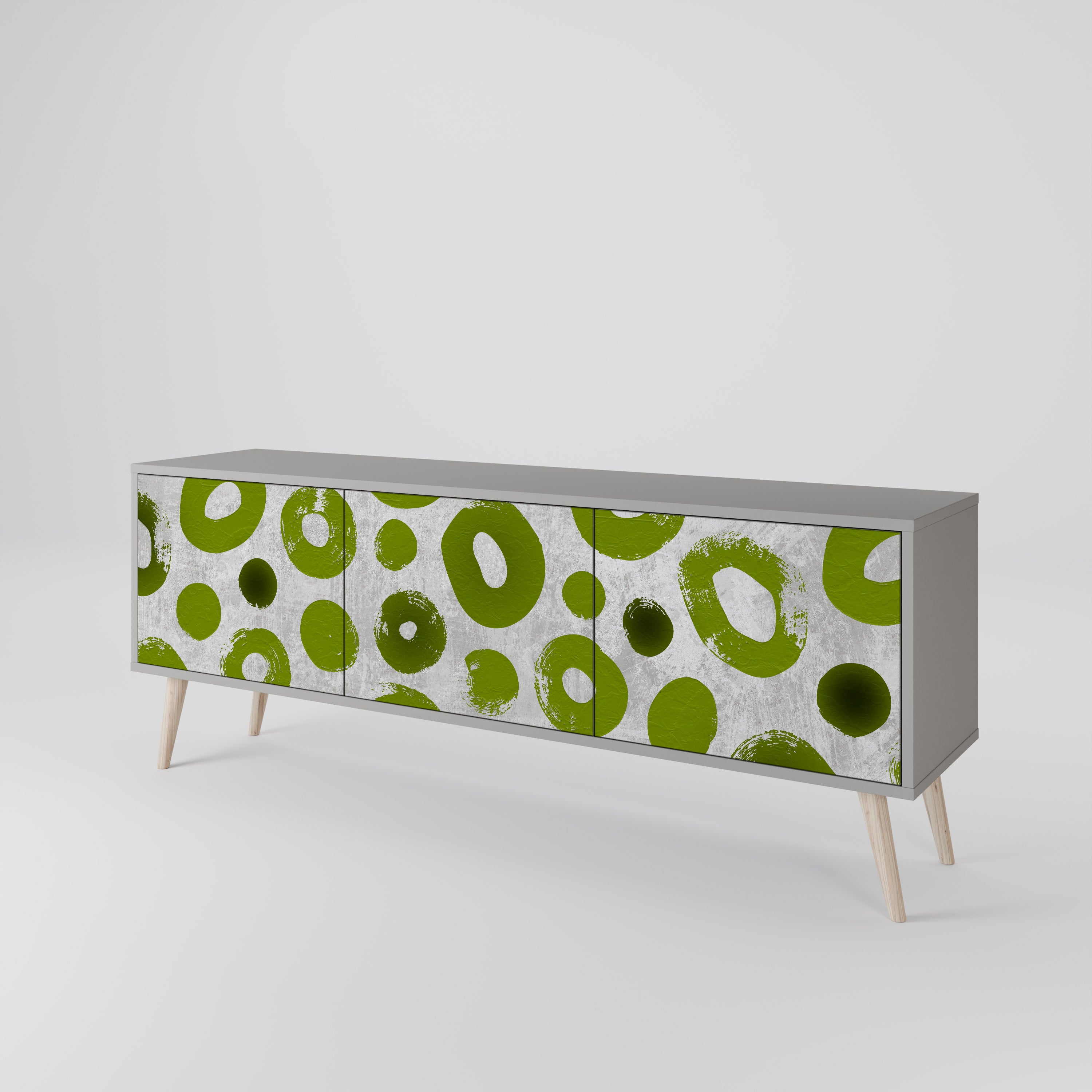 GREEN RHAPSODY 3-Door TV Cabinet