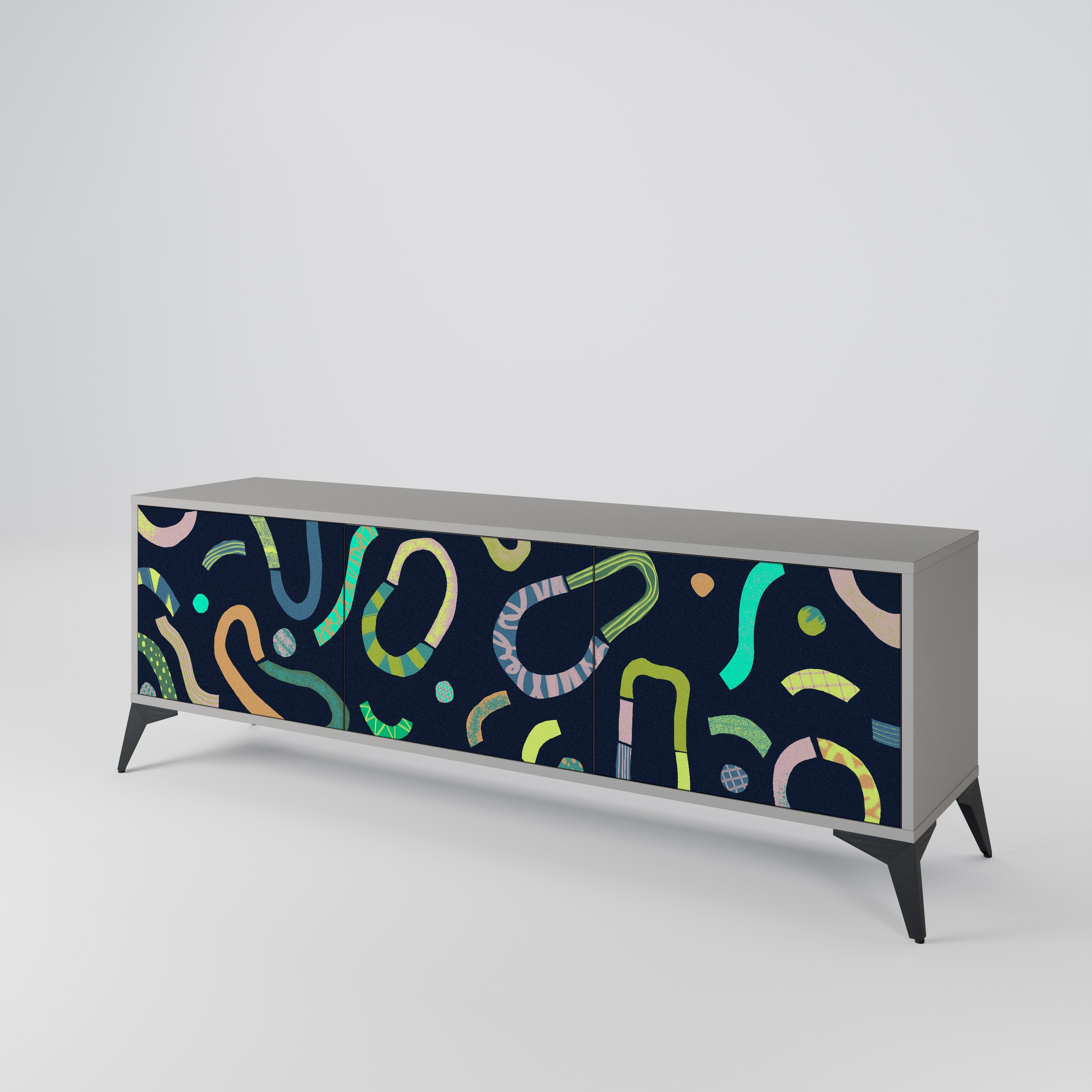 CONTRAST DANCE 3-Door TV Cabinet