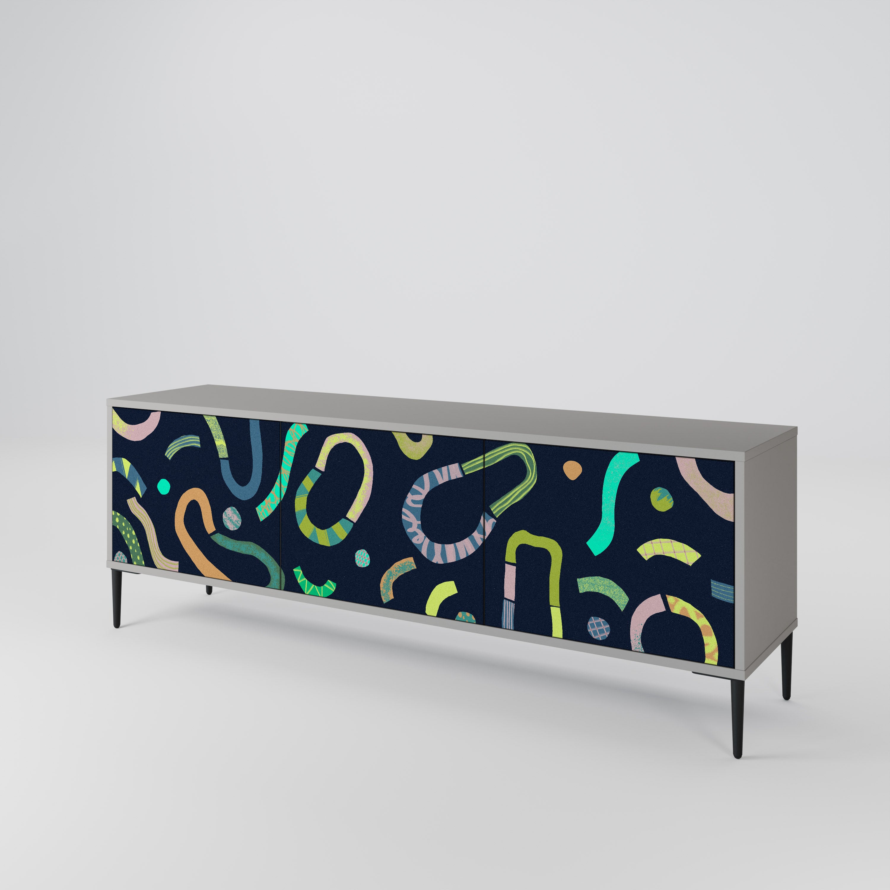 CONTRAST DANCE 3-Door TV Cabinet