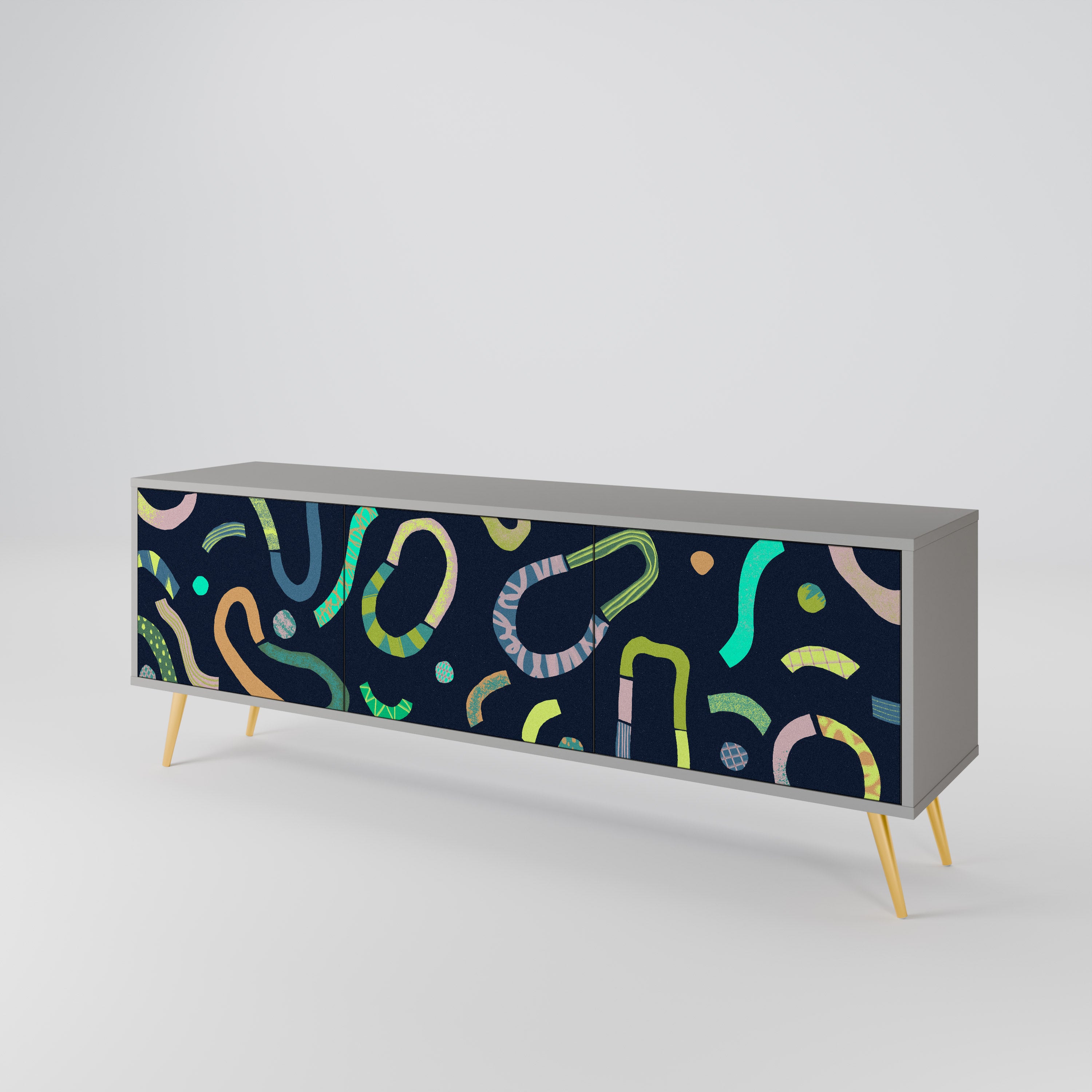 CONTRAST DANCE 3-Door TV Cabinet