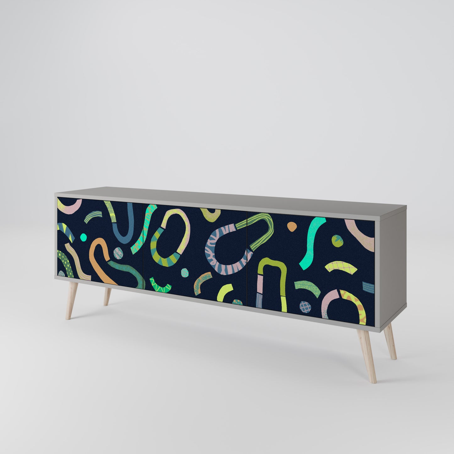 CONTRAST DANCE 3-Door TV Cabinet