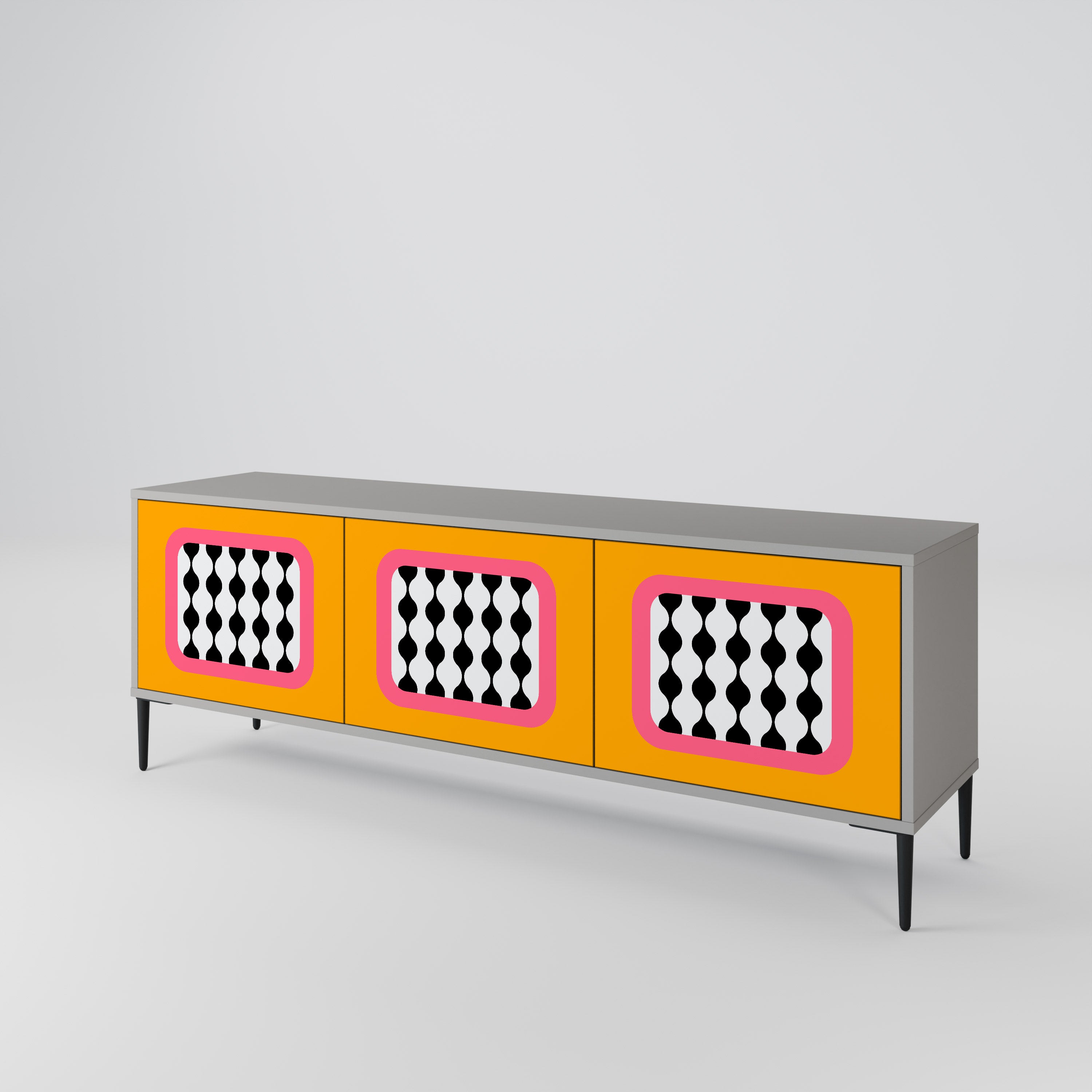 TEARS IN HEAVEN 3-Door TV Cabinet