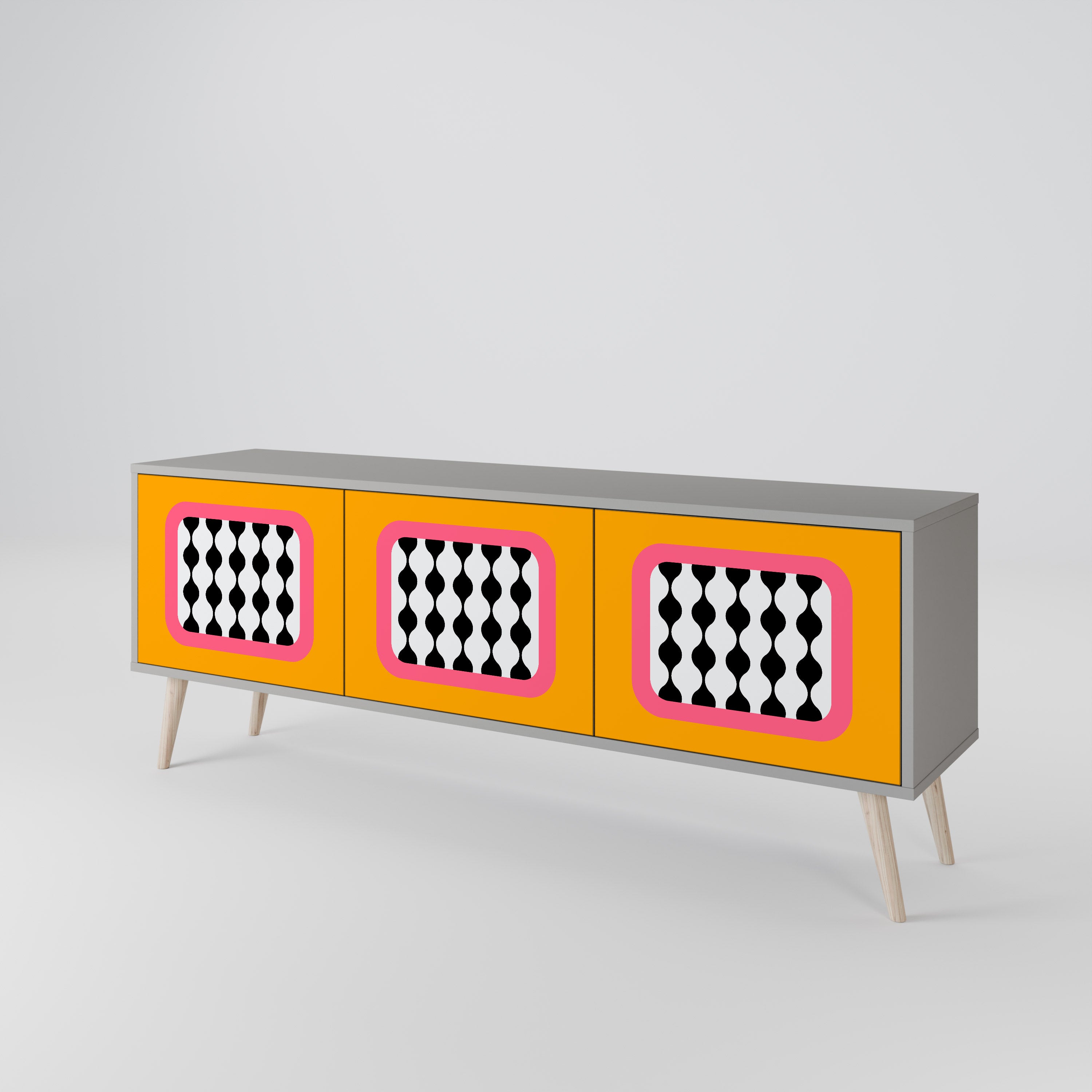TEARS IN HEAVEN 3-Door TV Cabinet