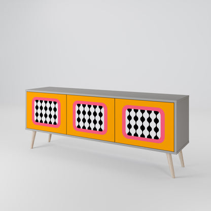 TEARS IN HEAVEN 3-Door TV Cabinet