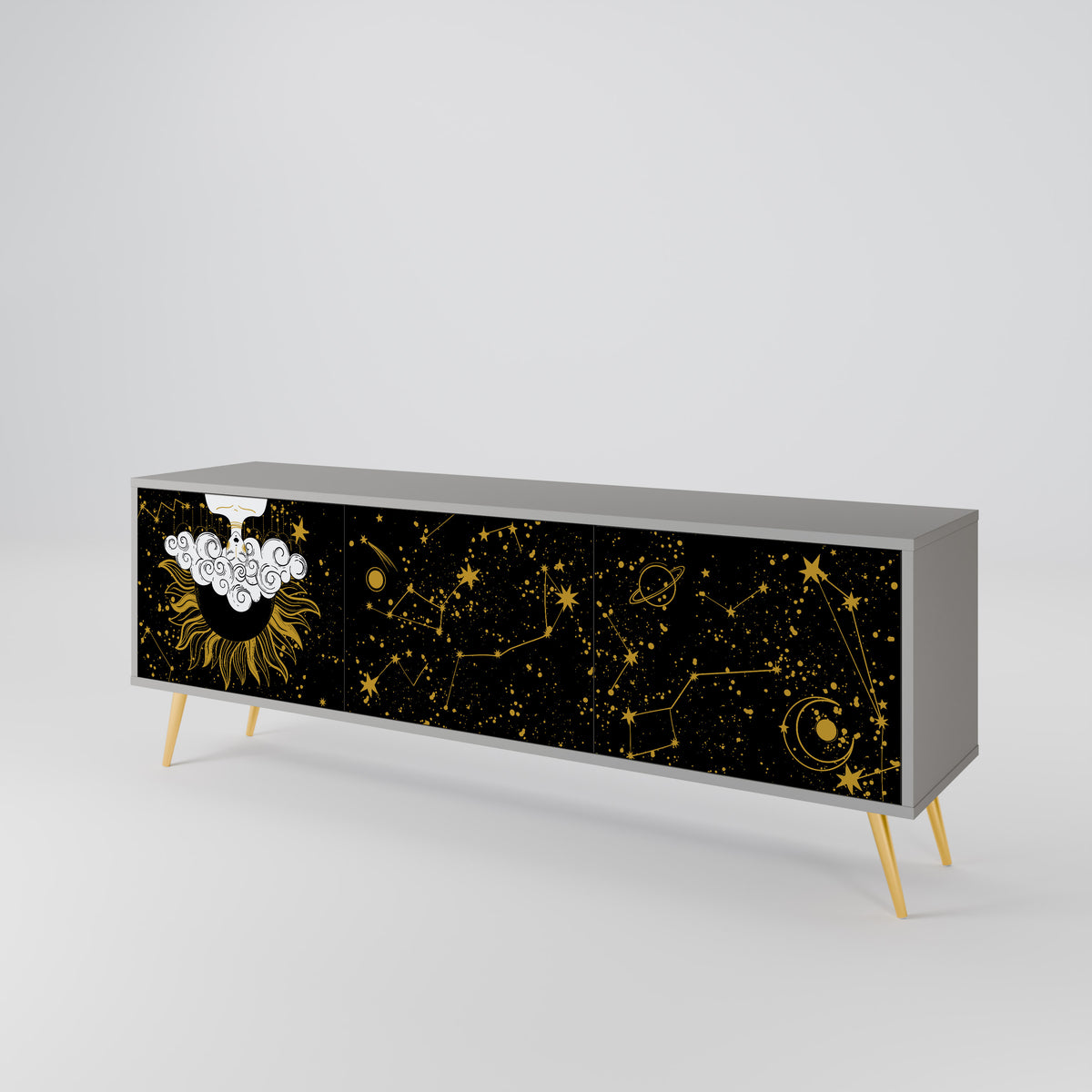 STELLAR CONSTELLATIONS 3-Door TV Cabinet