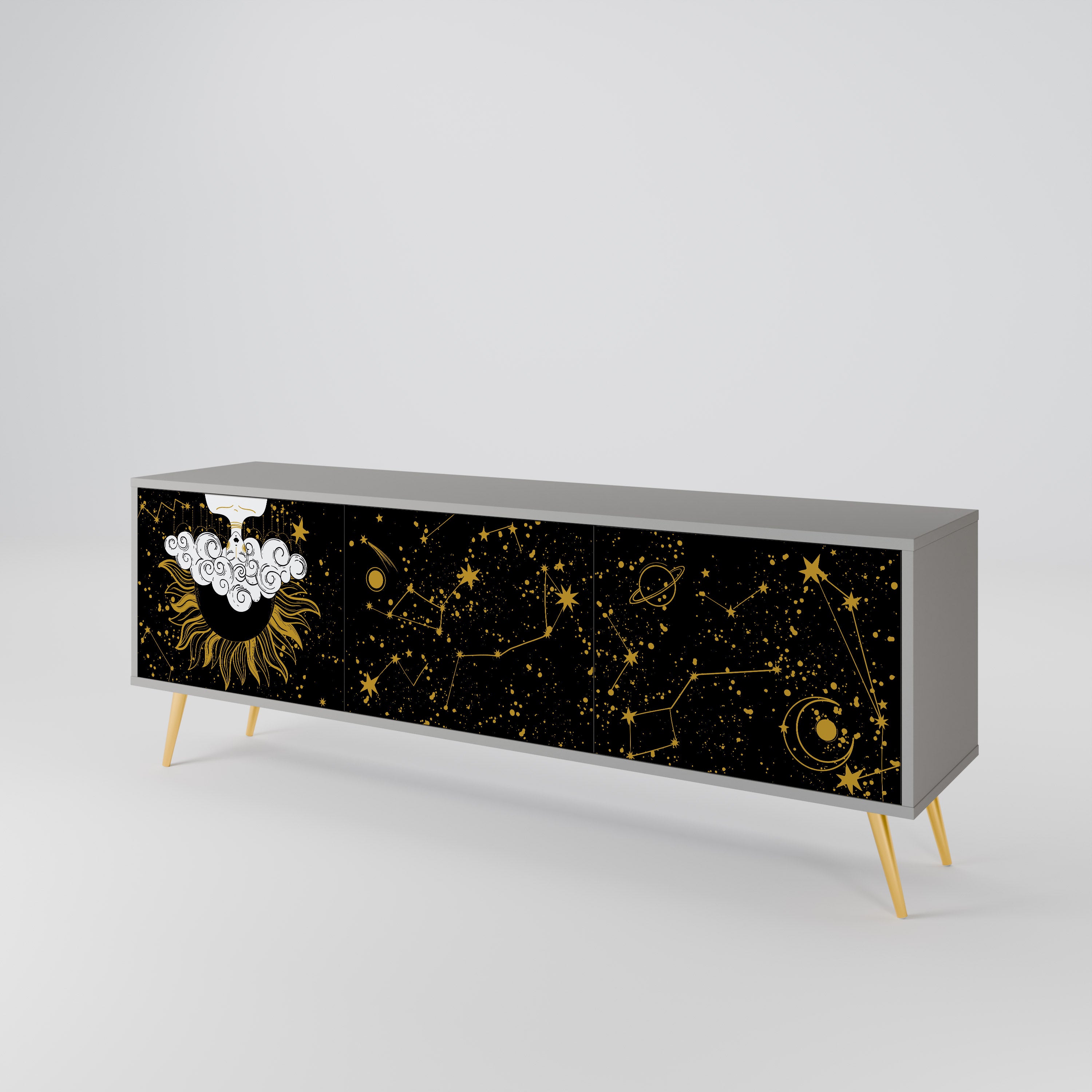 STELLAR CONSTELLATIONS 3-Door TV Cabinet