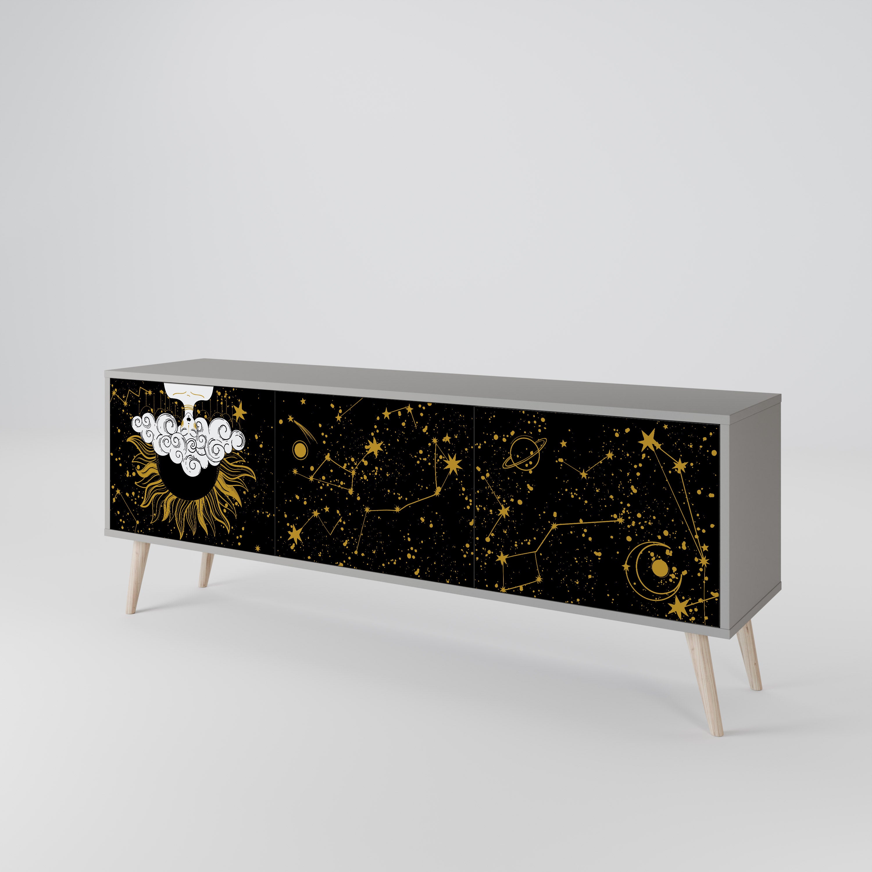 STELLAR CONSTELLATIONS 3-Door TV Cabinet