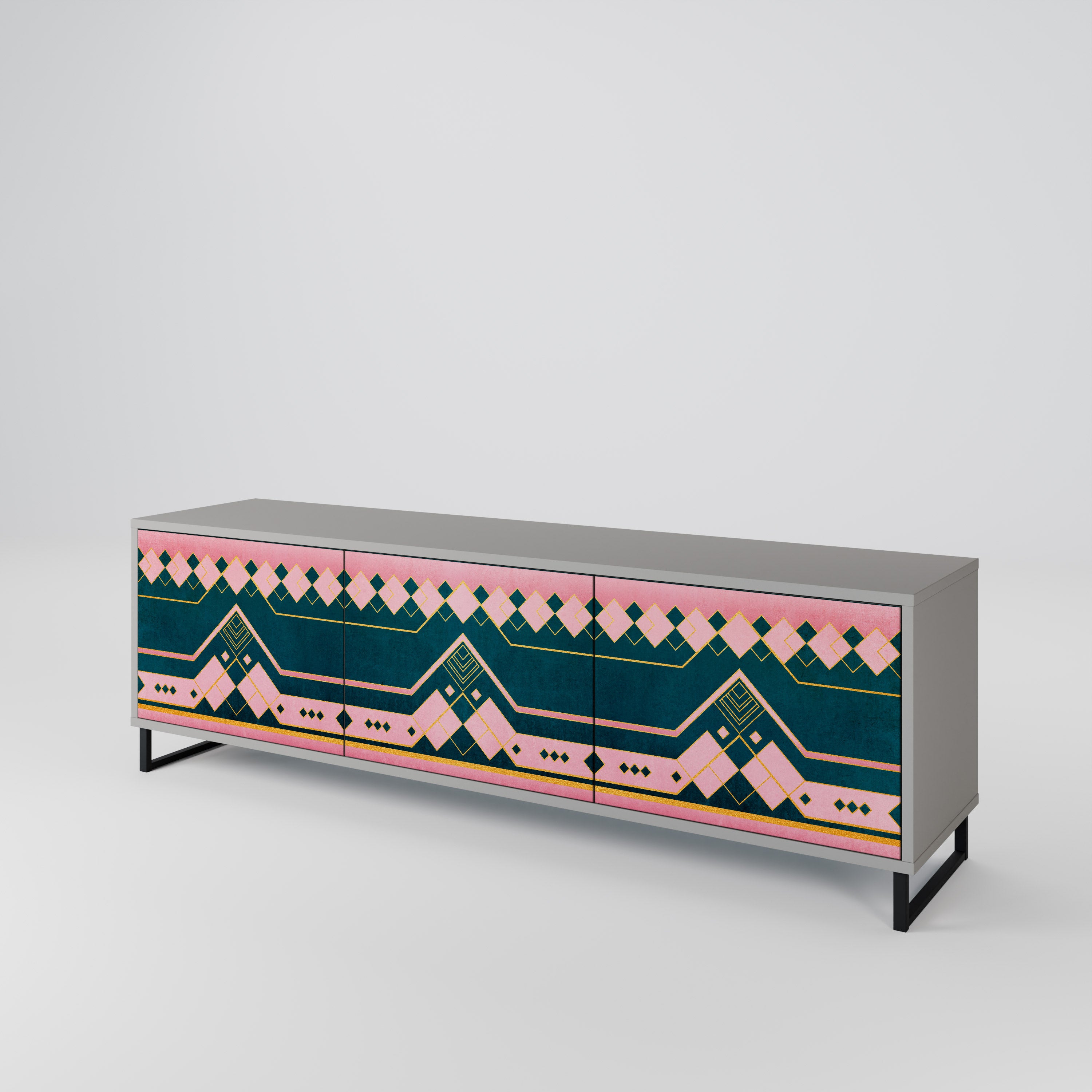 ROYAL COMPOSITION 3-Door TV Cabinet