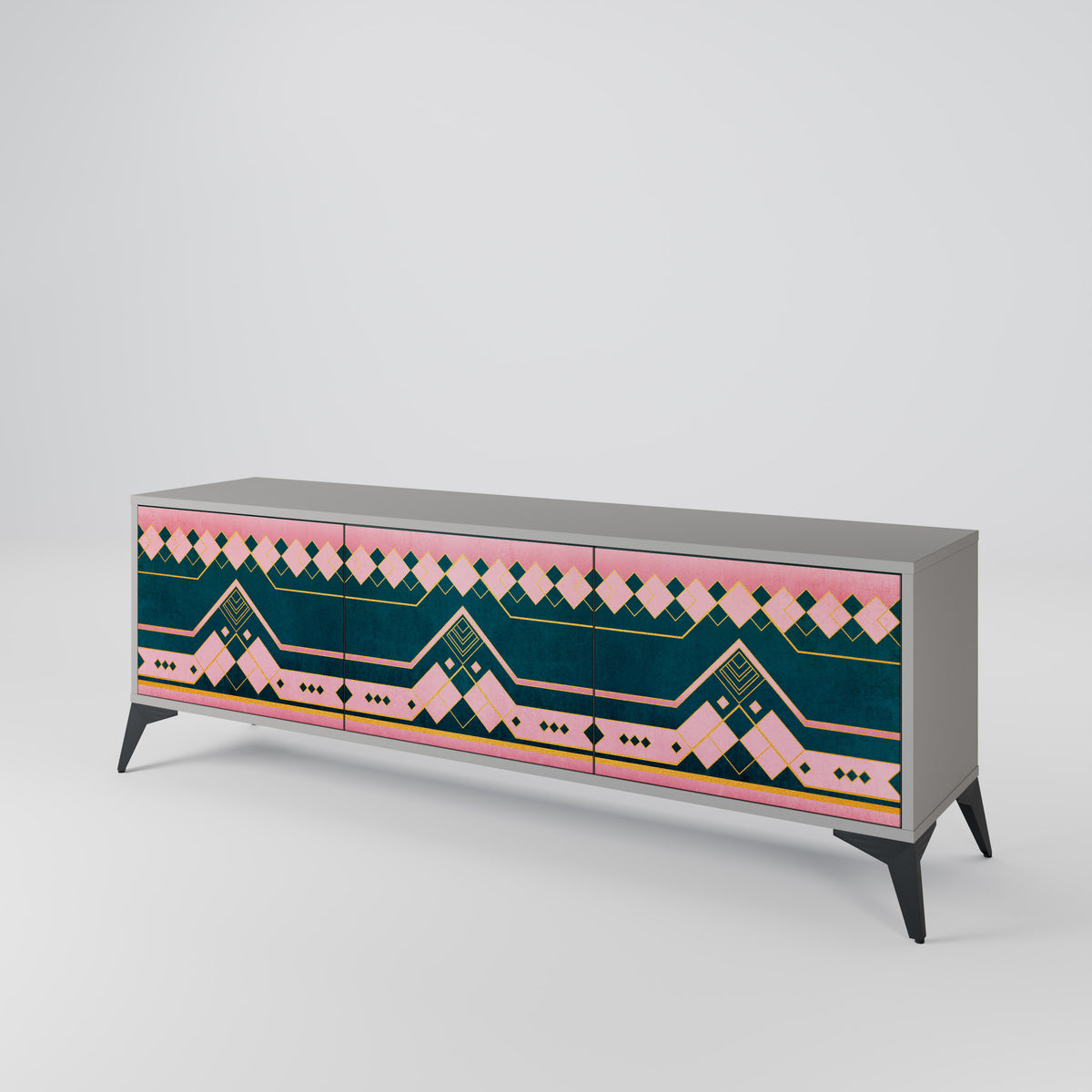ROYAL COMPOSITION 3-Door TV Cabinet