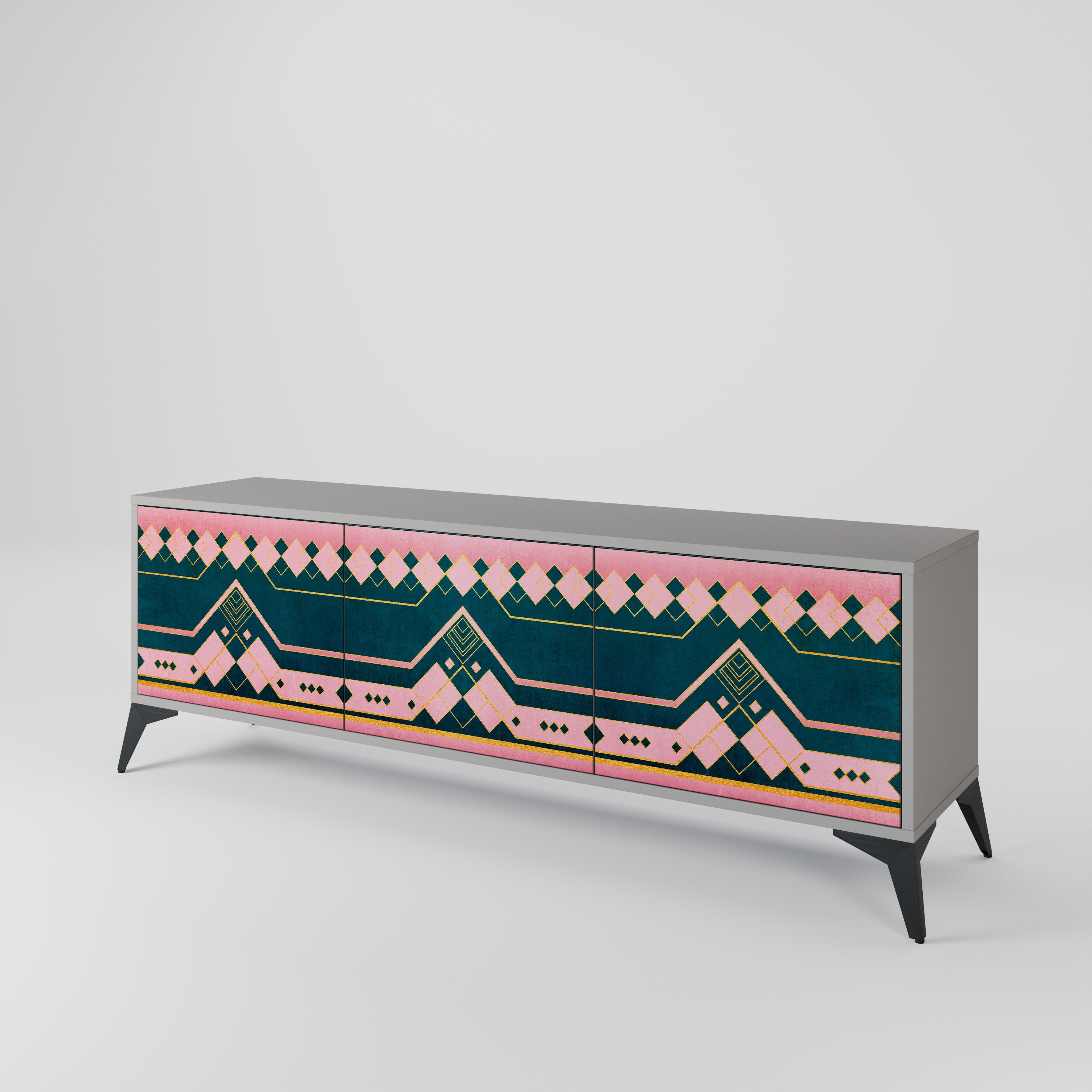 ROYAL COMPOSITION 3-Door TV Cabinet