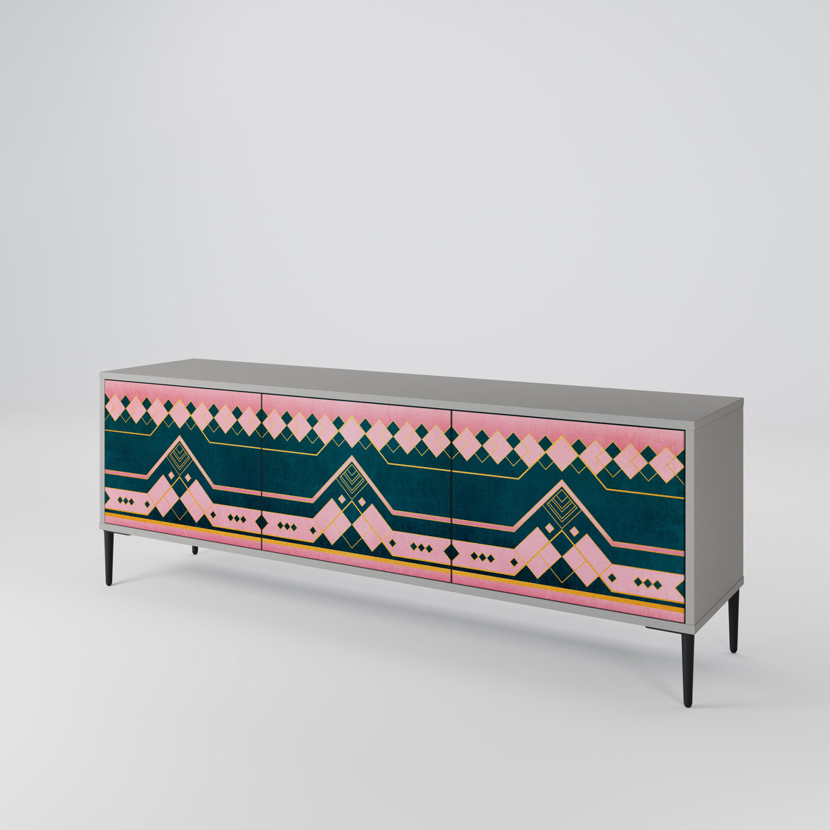 ROYAL COMPOSITION 3-Door TV Cabinet