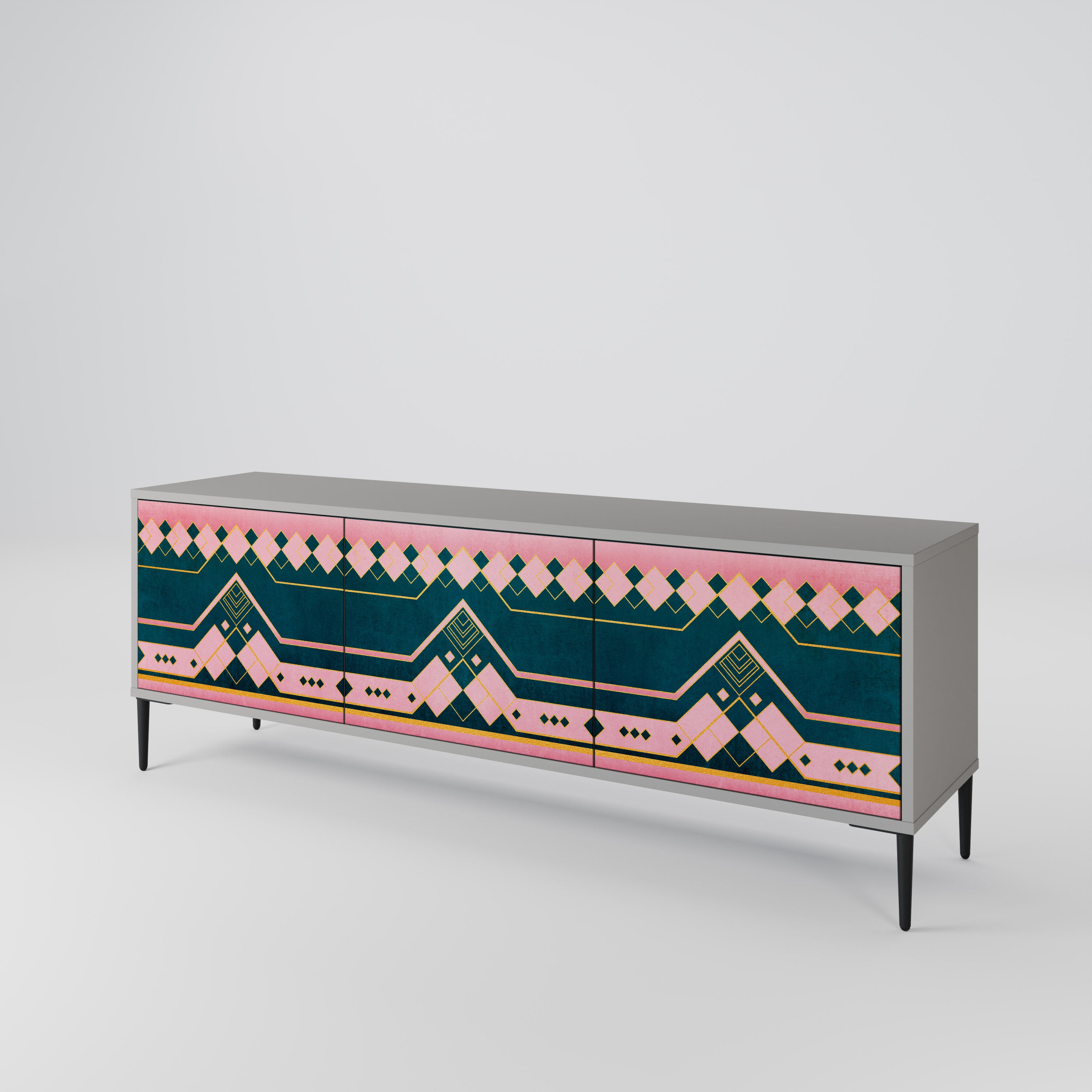 ROYAL COMPOSITION 3-Door TV Cabinet