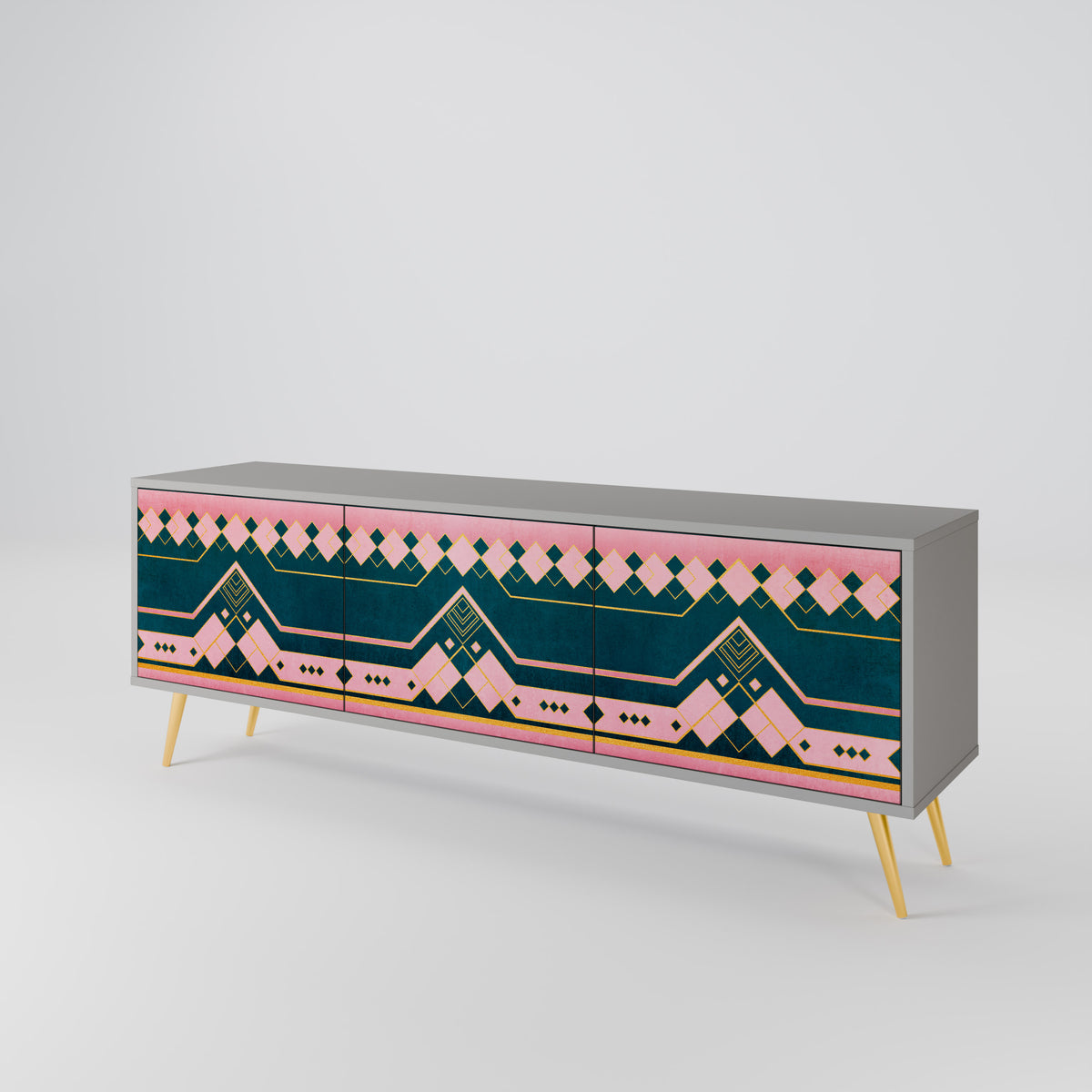 ROYAL COMPOSITION 3-Door TV Cabinet