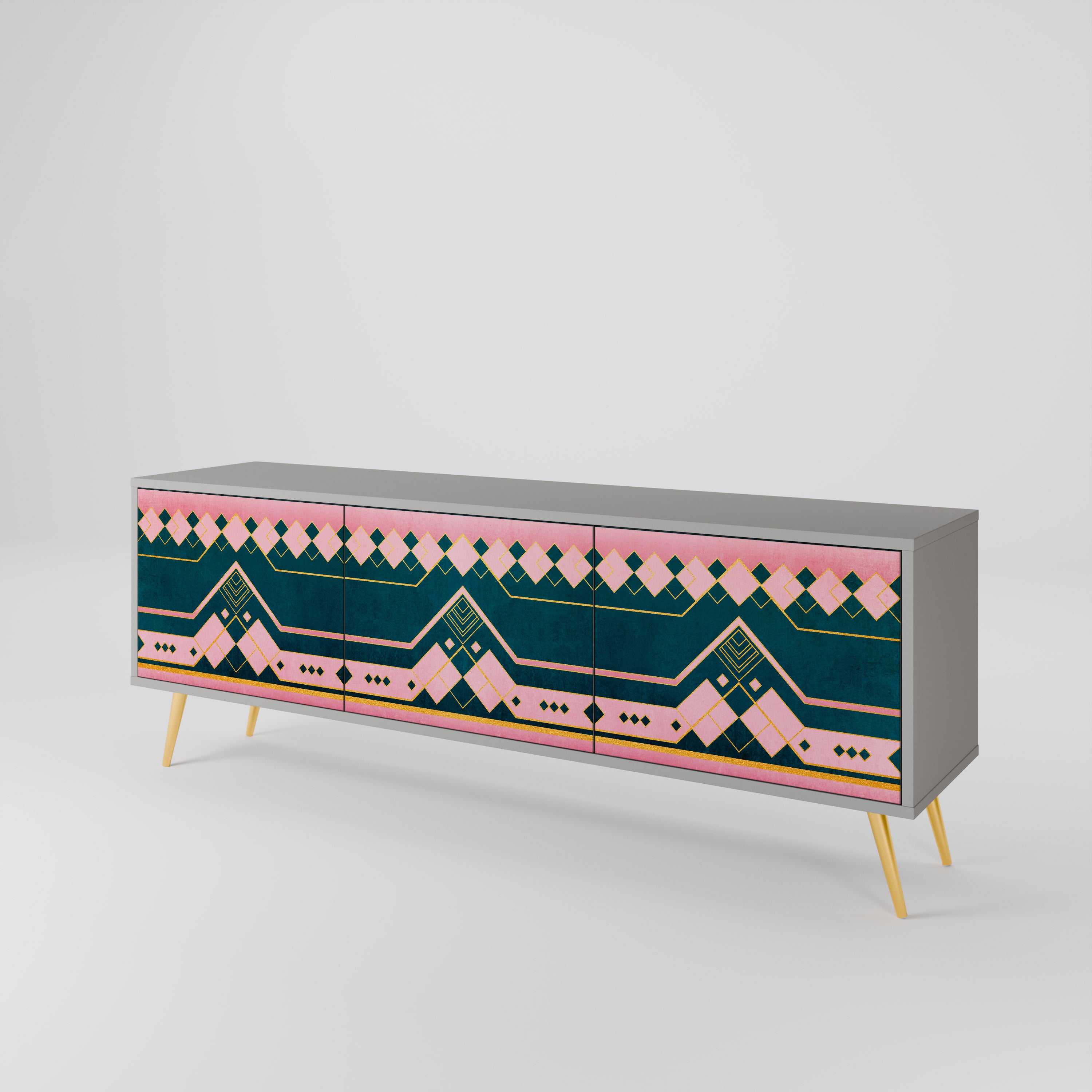 ROYAL COMPOSITION 3-Door TV Cabinet