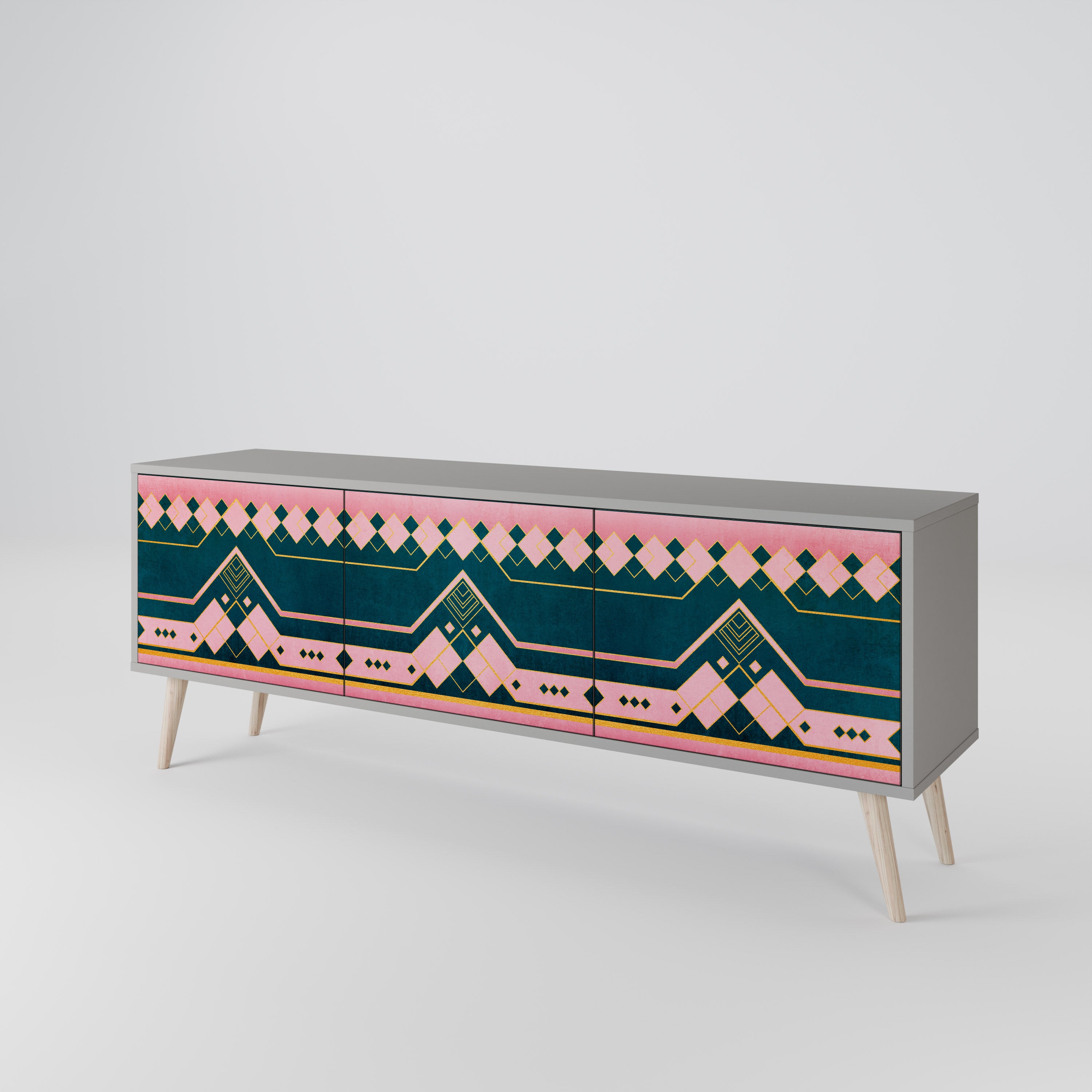 ROYAL COMPOSITION 3-Door TV Cabinet