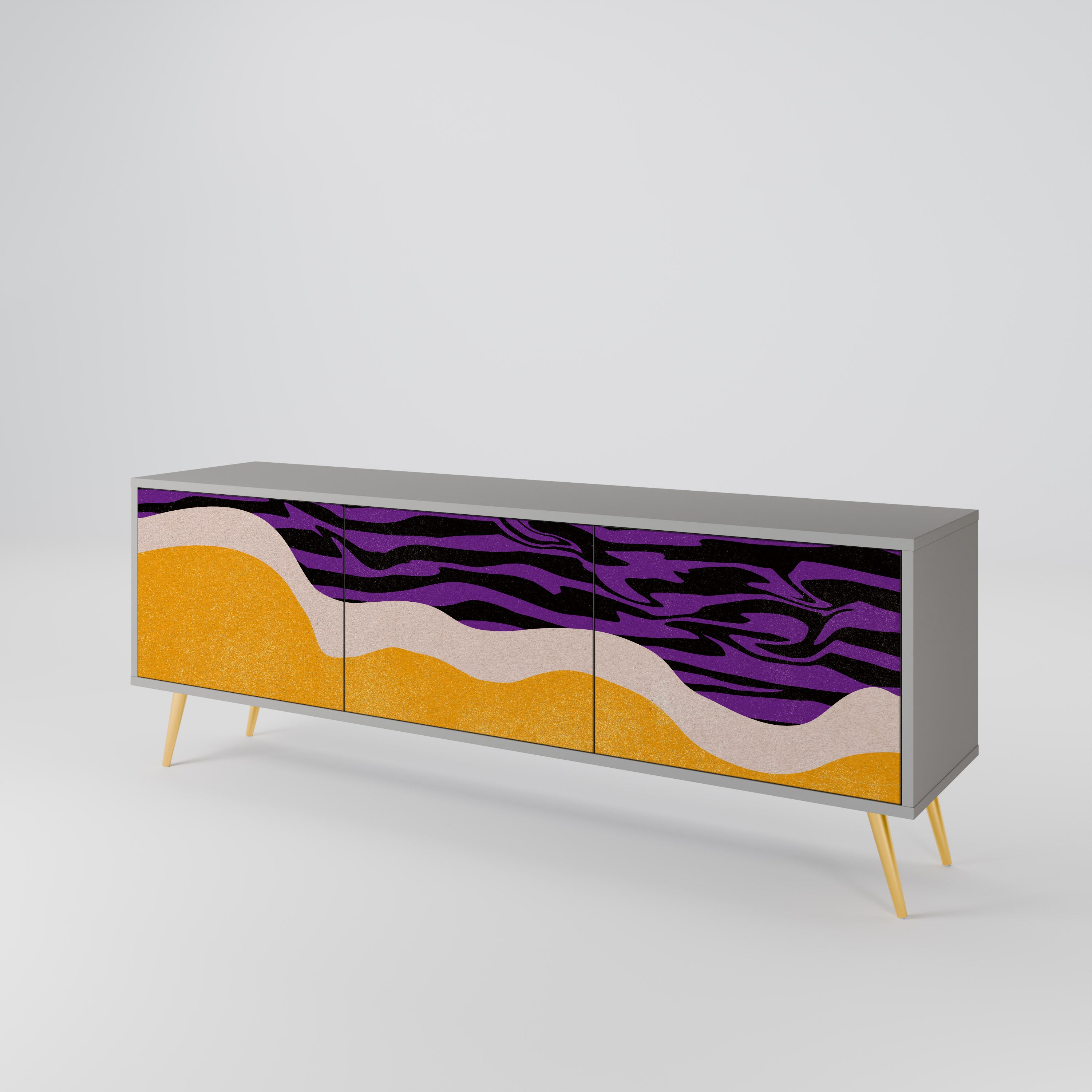 INDEPENDENT BORDER 3-Door TV Cabinet
